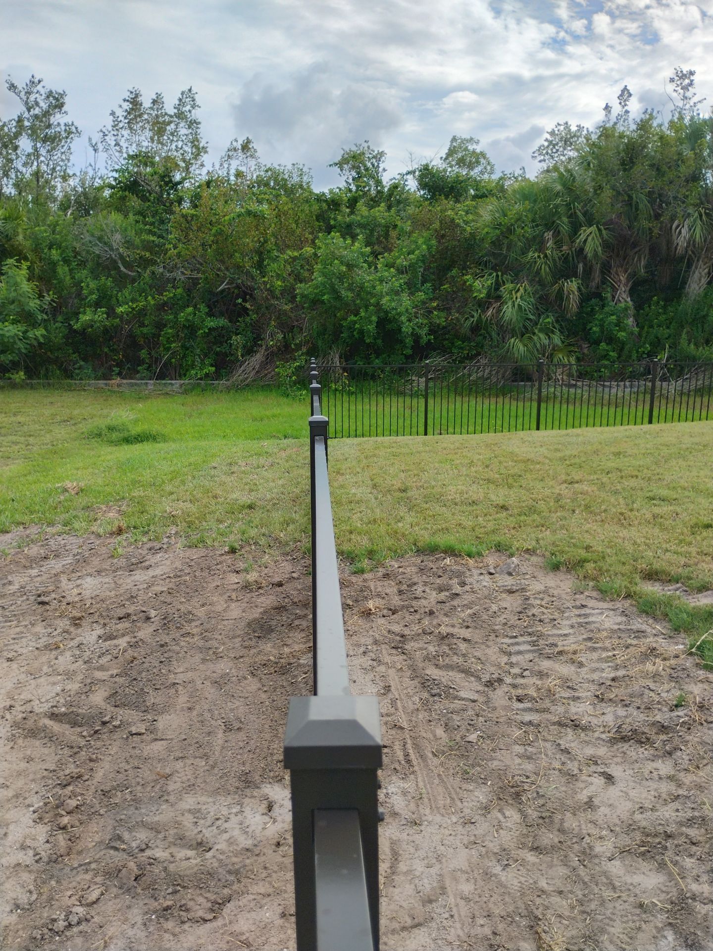 Bronze Aluminum Fence in Port Charlotte by True Fence LLC