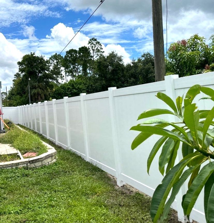 Vinyl Privacy Fence using 6Ft White Vinyl Privacy Fence by Asap fence and gates, LLC