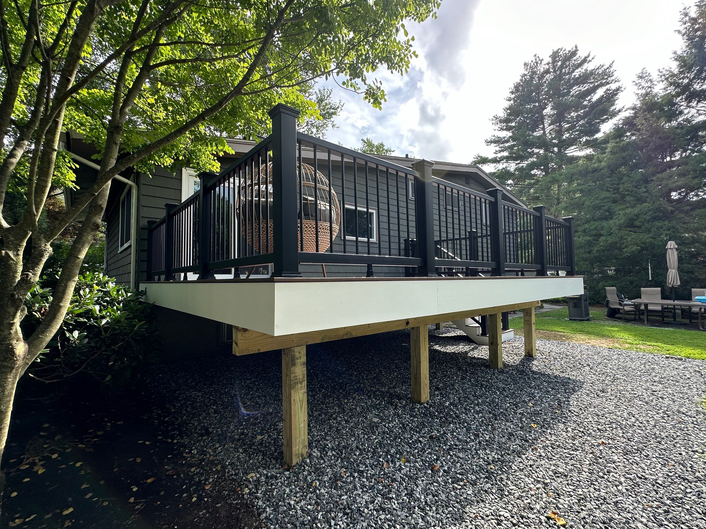 Deck built and Door with new opening in Framingham, MA by UBrothers Construction