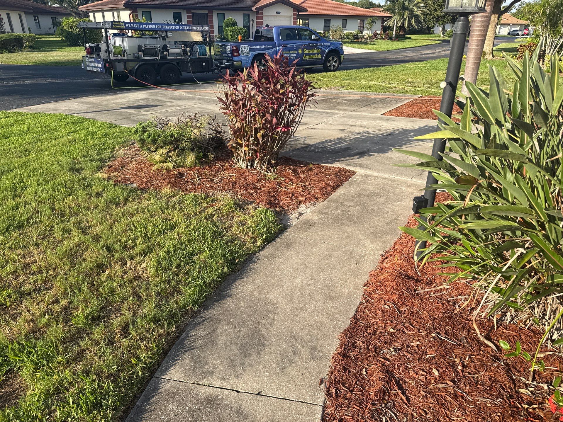 Tile Roof, Driveway & Patio Cleaning – Vivienda at Bradenton I by Sunshine AquaWash