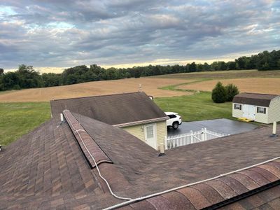 New Roof Install using Tamko Titan- Rustic Redwood in Port Repblic, MD 