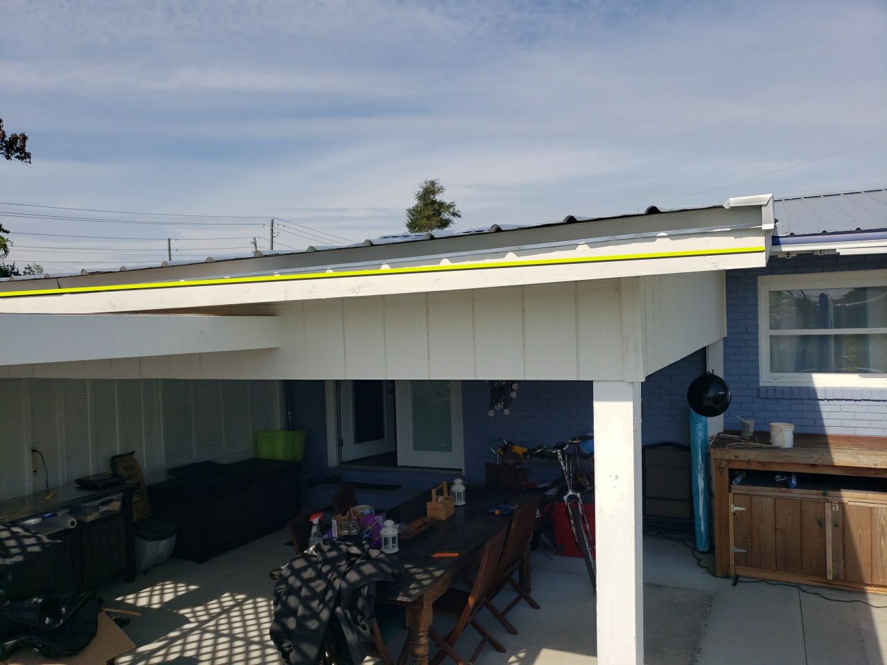 Gutter Installation using K-Style Seamless Gutters and Soffit and Fascia Replacement by Gutter Professors