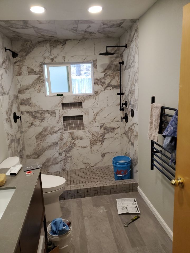 Bathroom Remodel by The Tahoe Tradesman