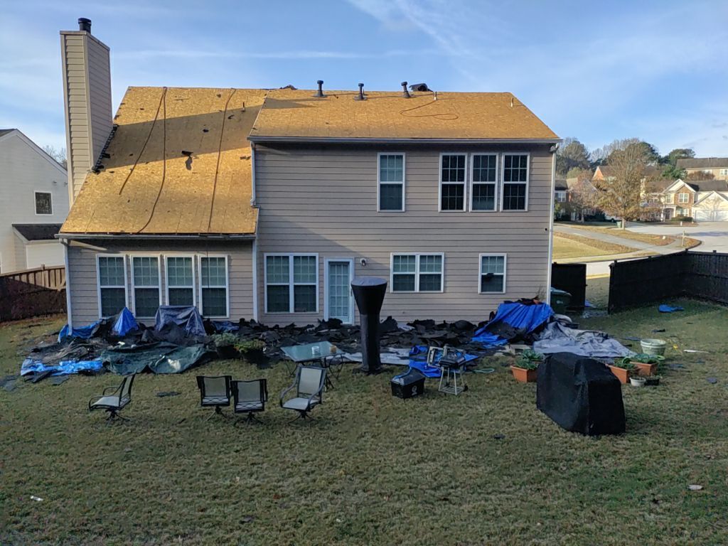 Residential Roofing Installation using Timberline HDZ Hickory  by Inspector Roofing and Restoration