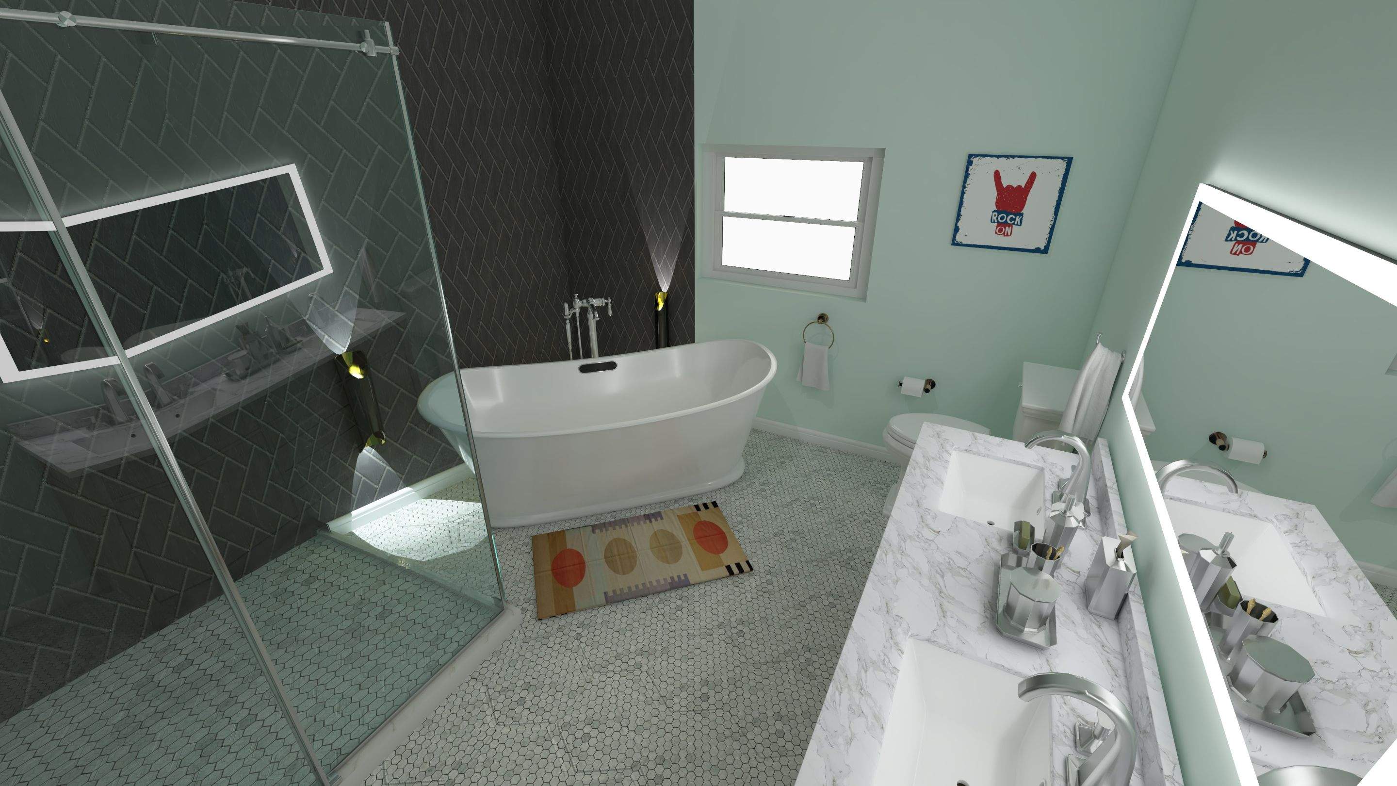 Bathroom Remodel using Tile by Home Concepts Construction