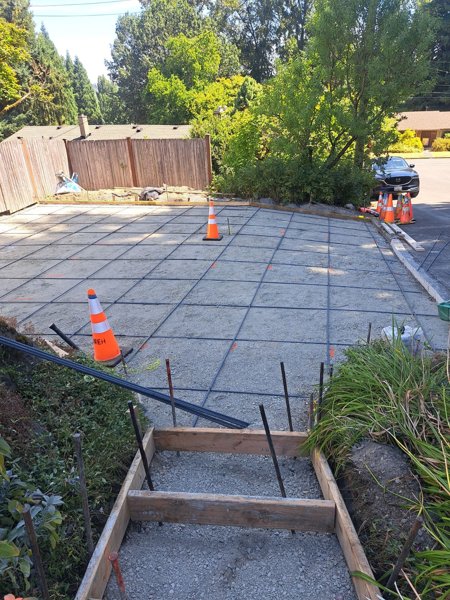 Front Driveway & Stairs Concrete Renovation | Kenmore  by Jireh Asphalt & Concrete Inc 