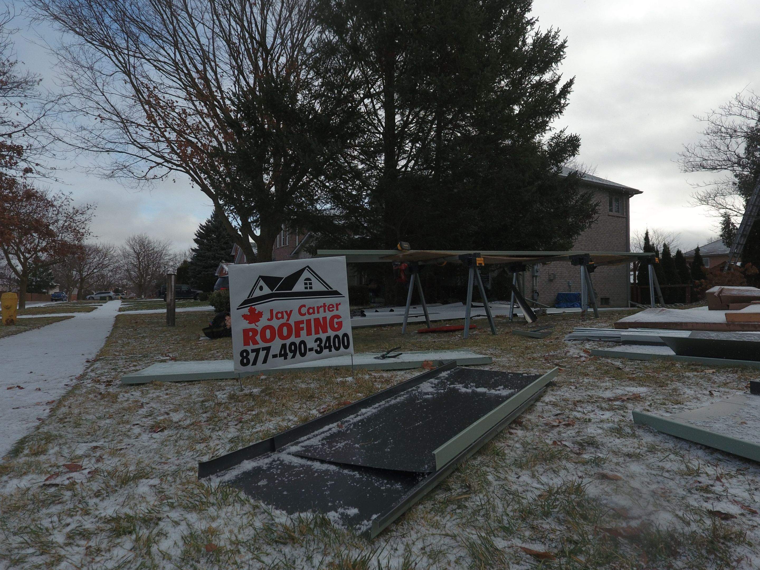 Roof Replacement using 16" Standing Seam Panels by Jay Carter Roofing & Sheet Metal