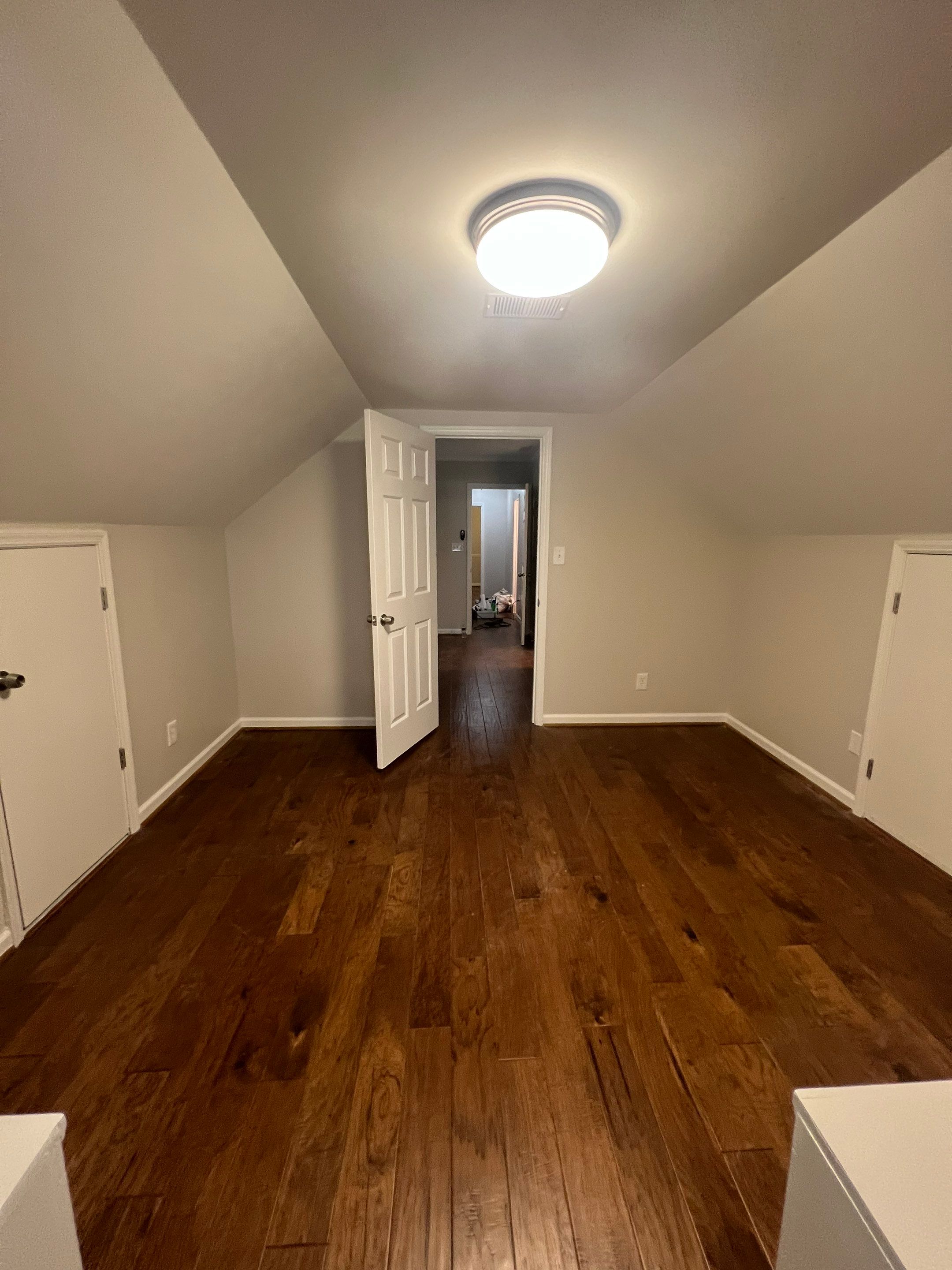 Dark Hardwood Floor Installation and Interior Painting in Marietta by Swift Home Renovations