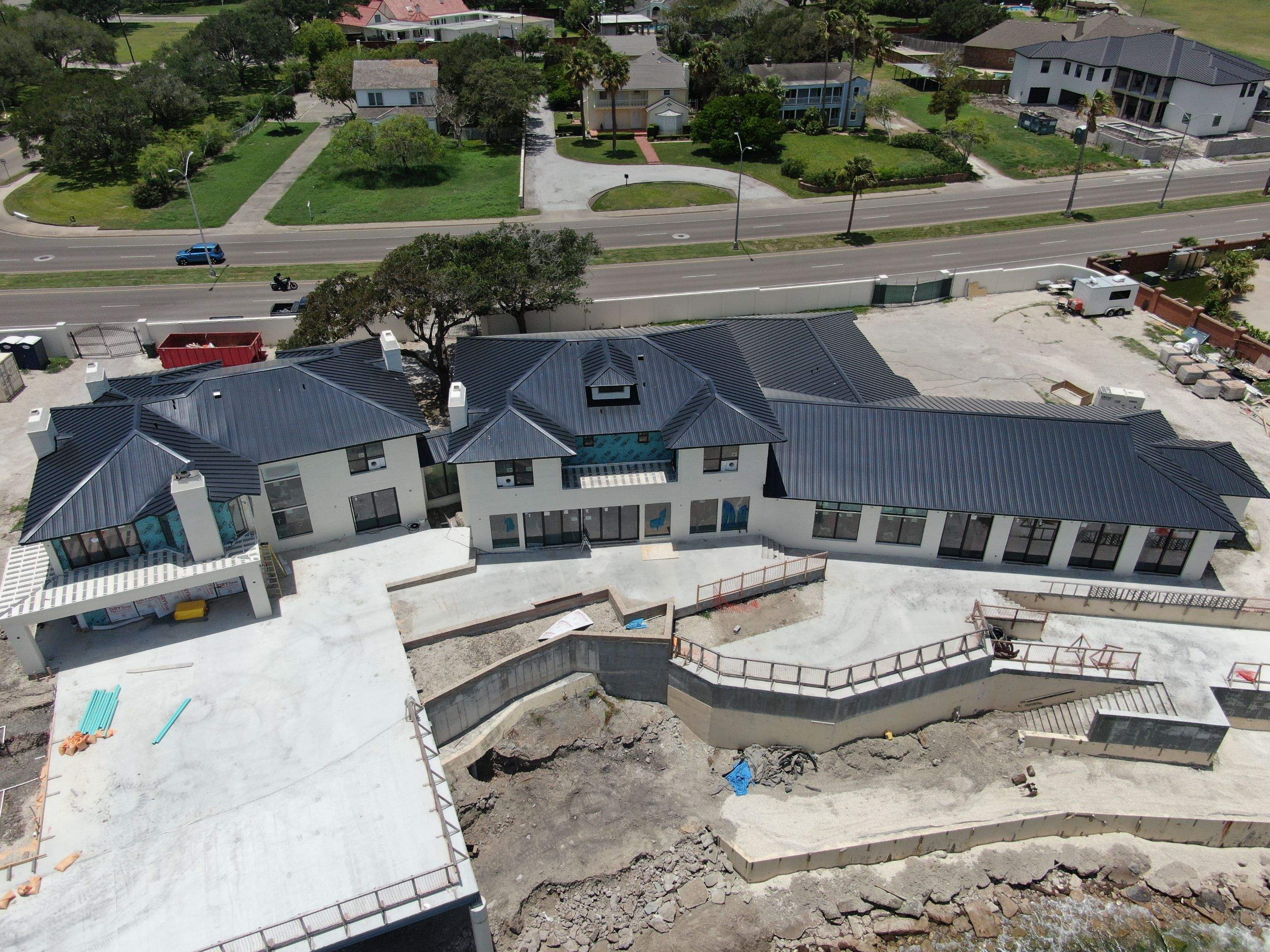 Megalodon Metal Roof on Corpus Bay by Bayfront Roofing and Construction