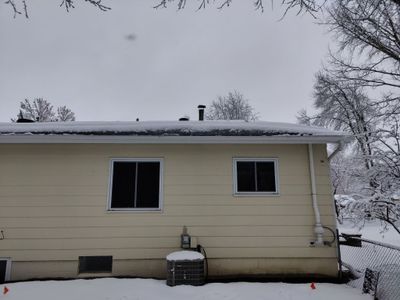 Ice Dam Steaming in Maple Grove