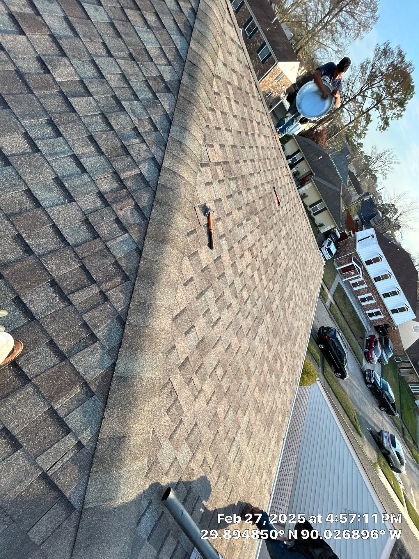 Project in Gretna by Robertson Roofing & Siding Inc