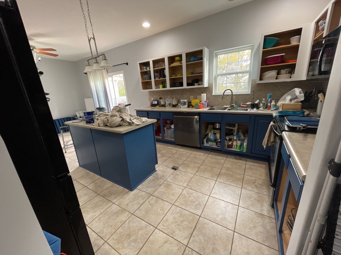 Kitchen Remodel using Sherwin Williams paint by Lightning Exteriors