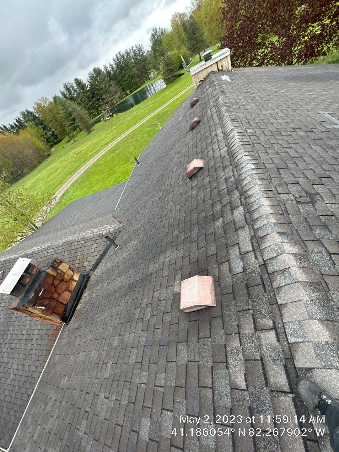 Residential Roof Replacement using Owens Corning Duration, Black Sable by Absolute Roofing and Construction
