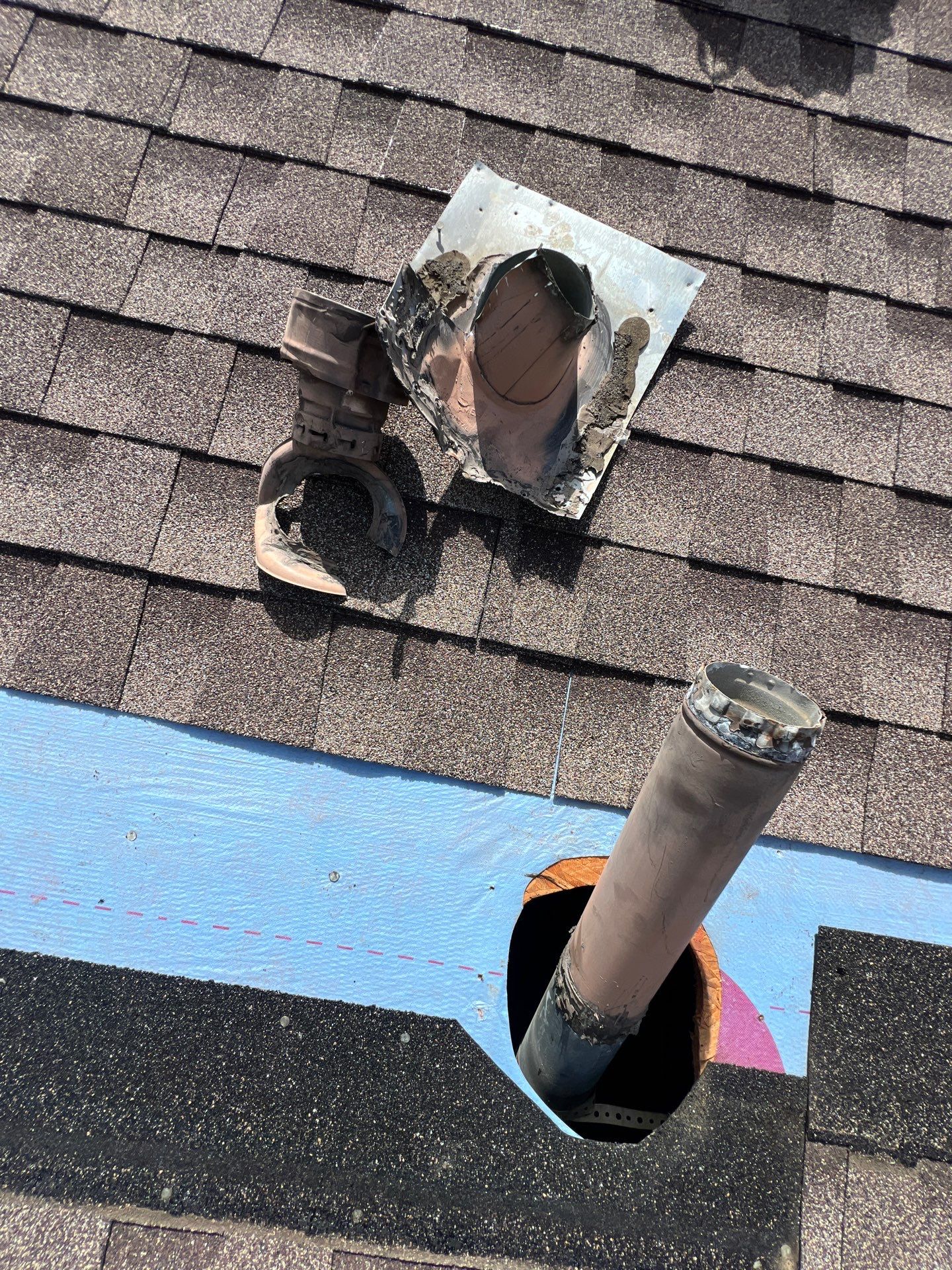 Hail Damage using Owen's Corning Duration (Lifetime) Shingles by Roof Repair Company