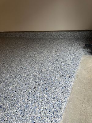 Garage Floor Coating using Steamboat