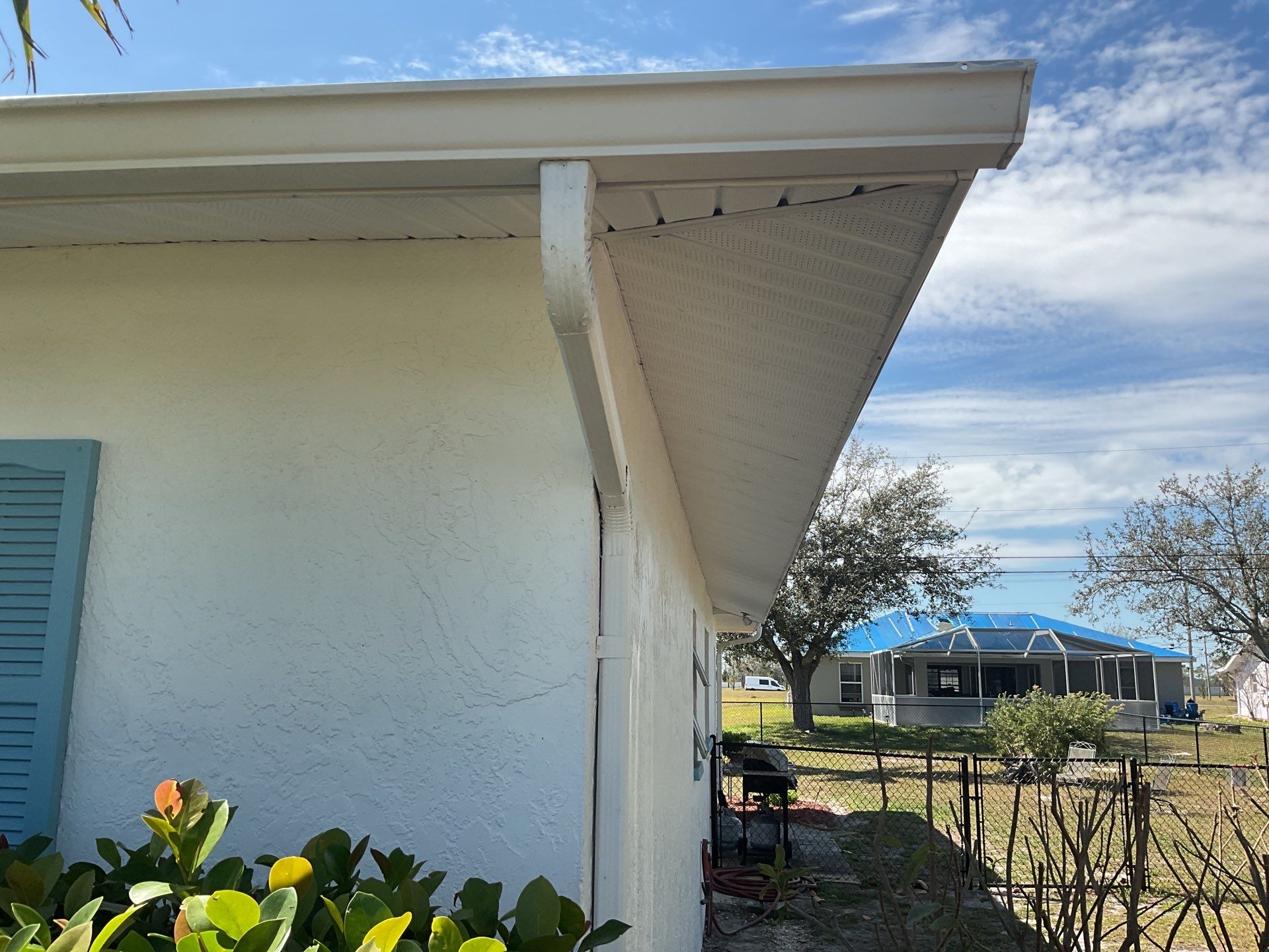 Soffit and Fascia Installation in Cape Coral FL by Gutter Professors