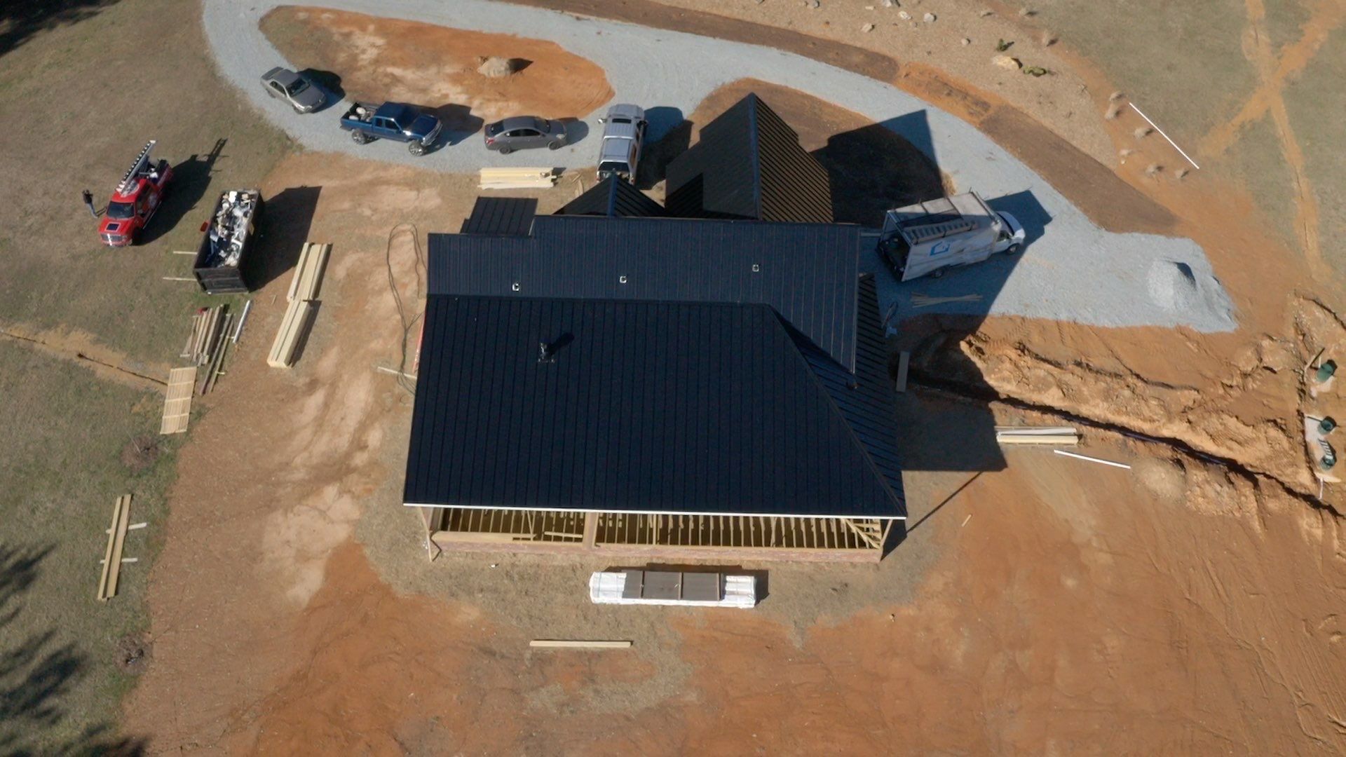 Custom Home Metal Roof Installation by Just In Time Roofing and Restoration