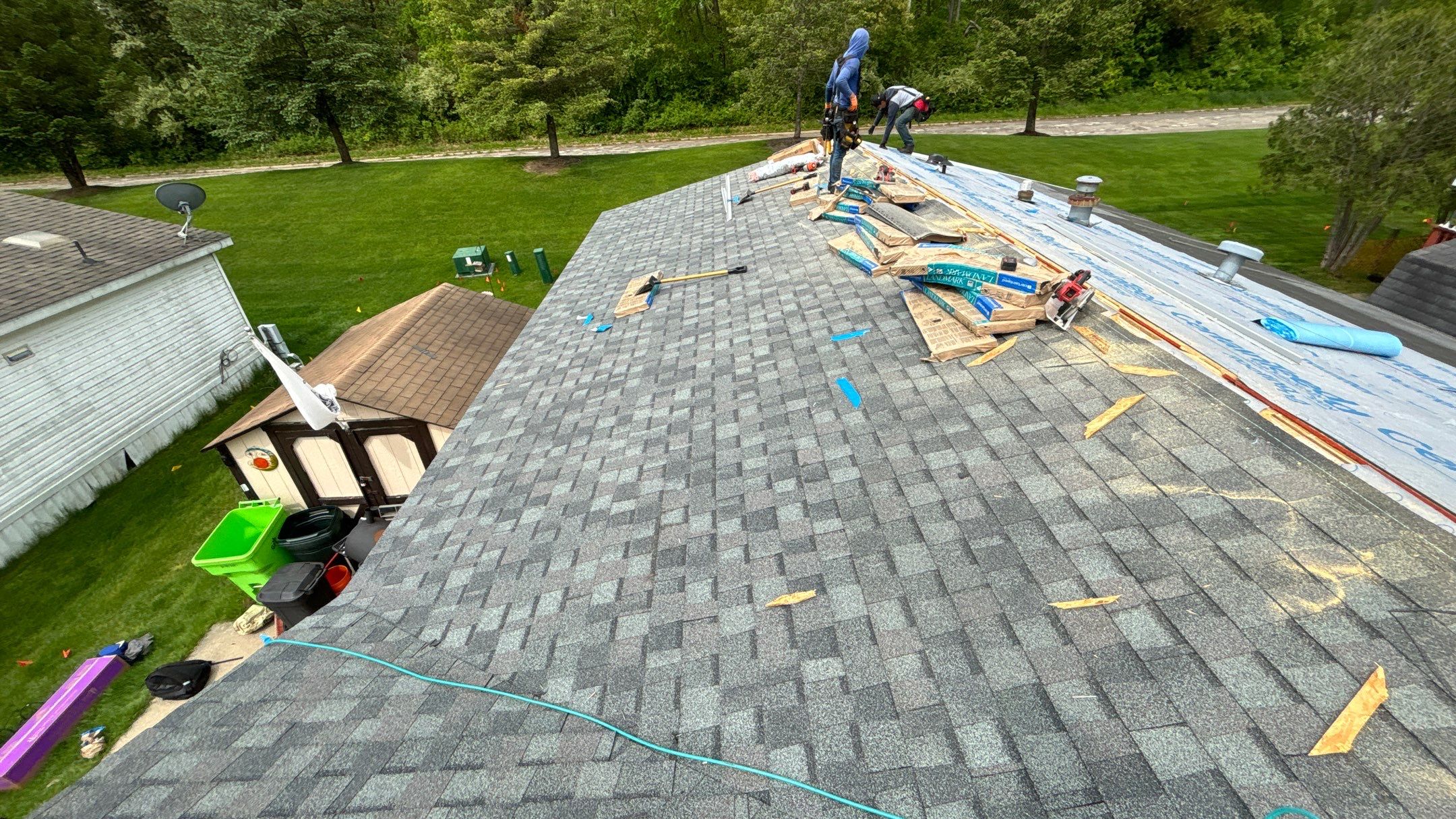 Roof Replacement using CertainTeed Landmark by 180 Contractors