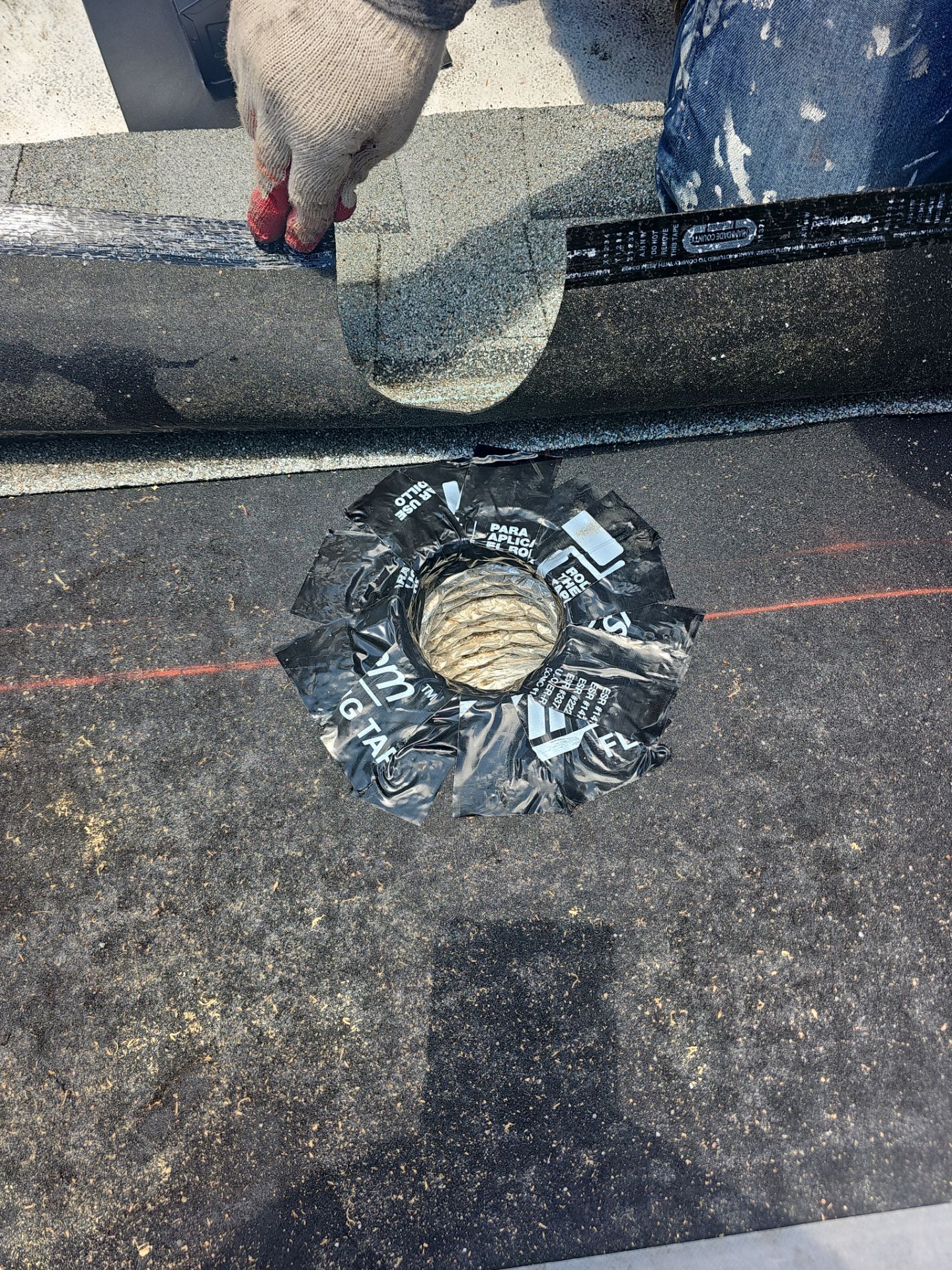 Roof Repair - Vent, Siding, and Chimney Flashing and Partial Roof Replacement by Winchester Roofing
