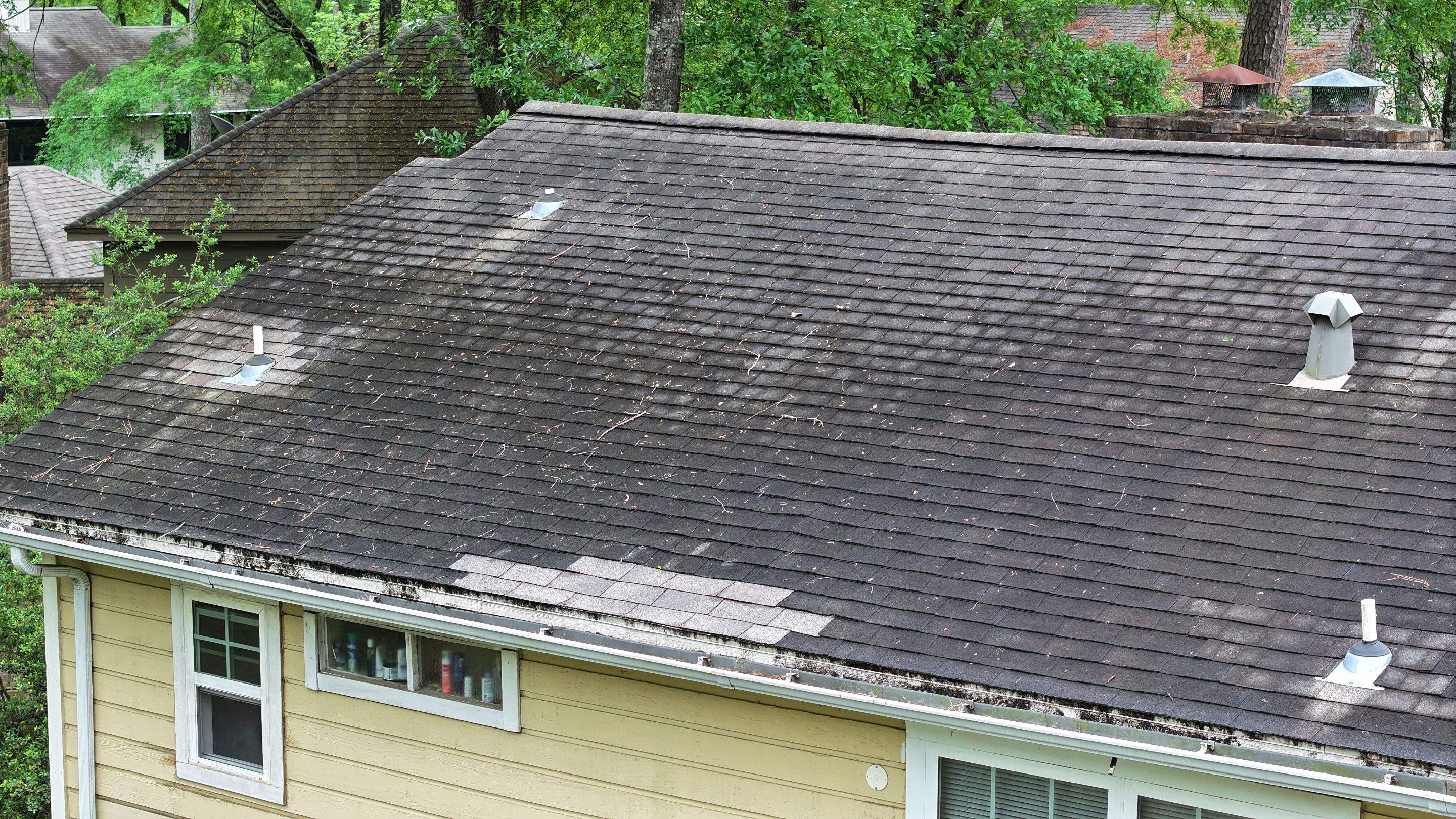 Roof Leak Repair with Peel-and-Stick Membrane — Spring, TX by PL Roofing & SB Roofing, LLC.