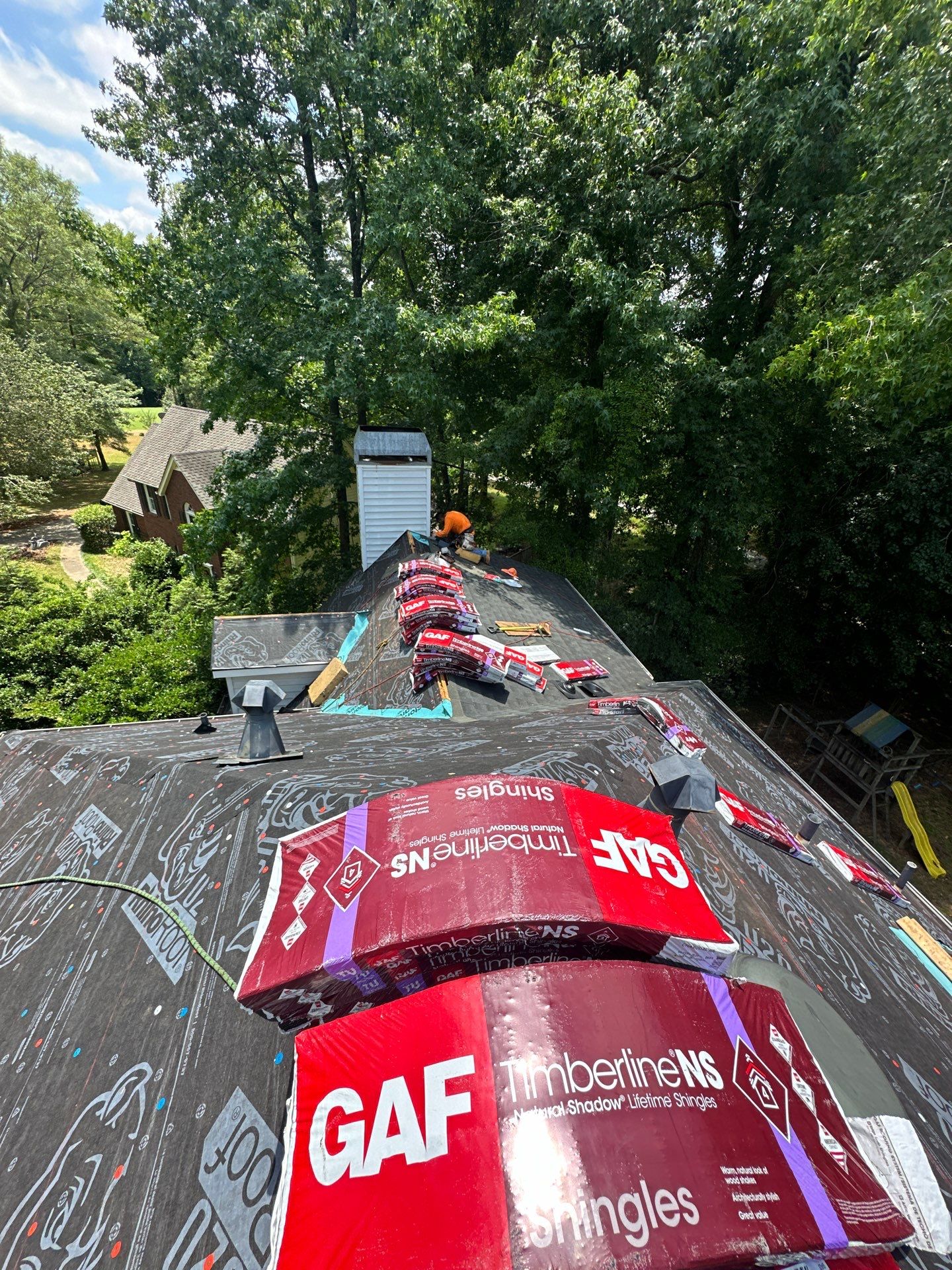 Residential Roof Replacement using GAF NATURAL SHADOW - CHARCOAL  by Elite Roofing LLC