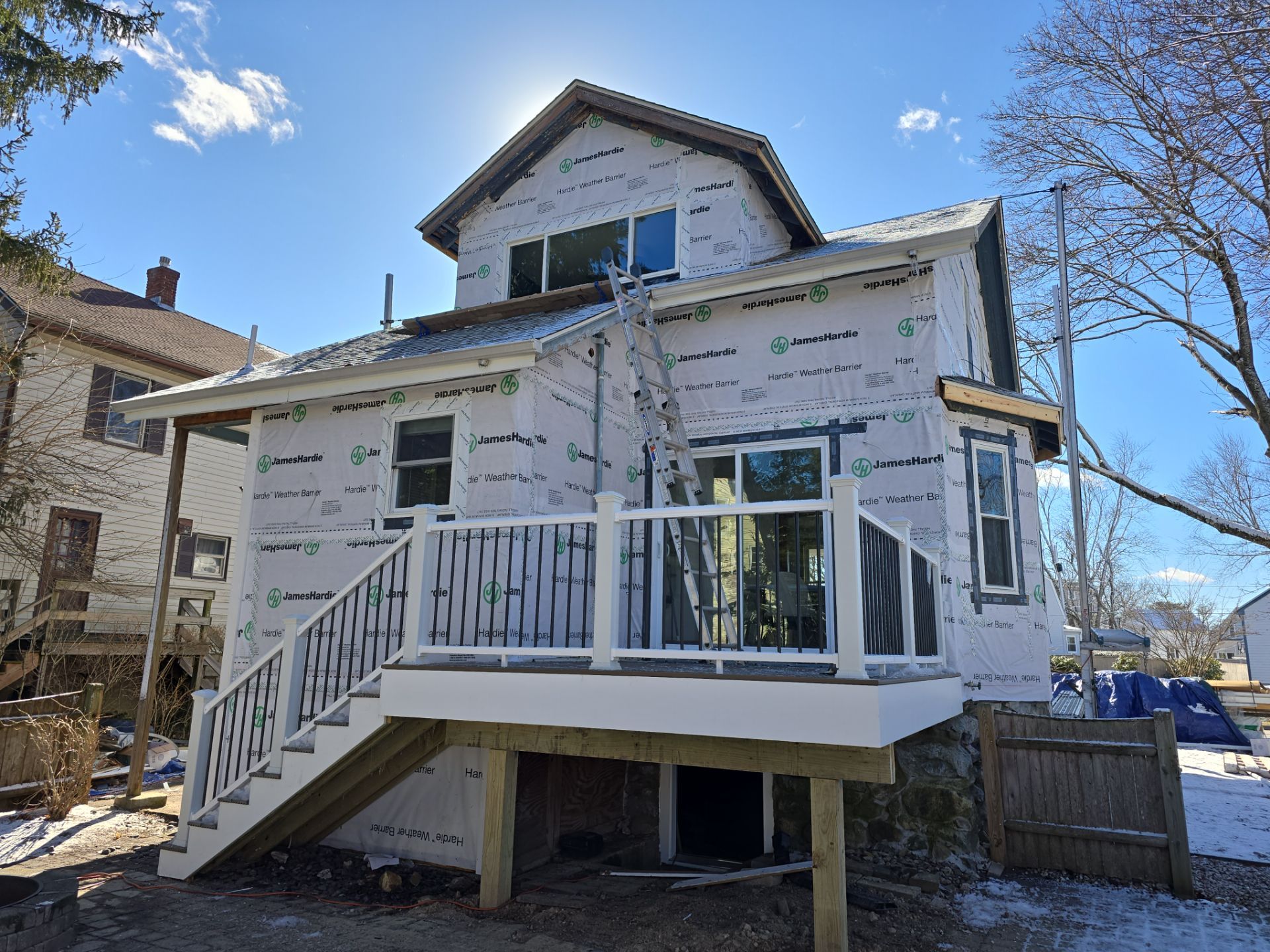 Complete exterior renovation in Norwood, MA by UBrothers Construction