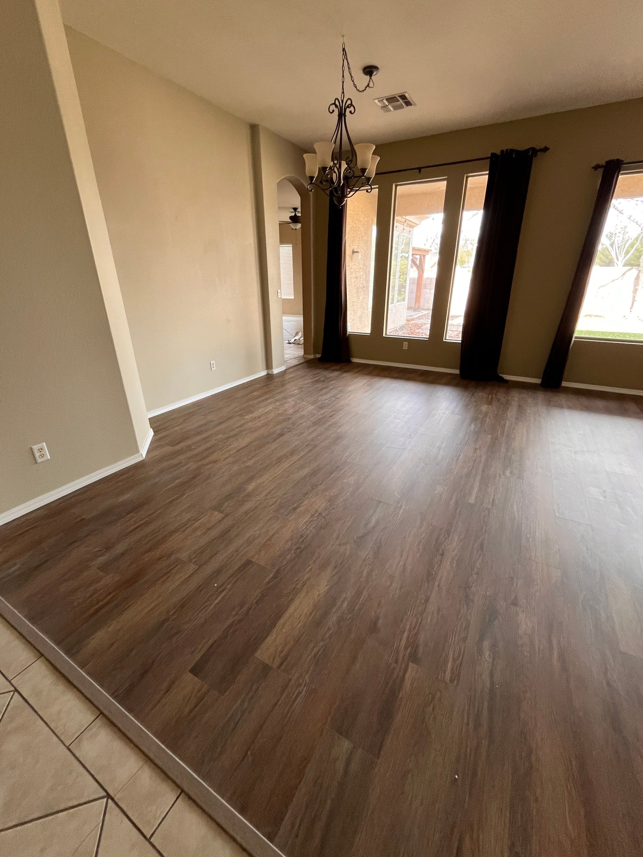 Flooring Installation using Luxury Vinyl Plank by Footprints Floors of Chandler 