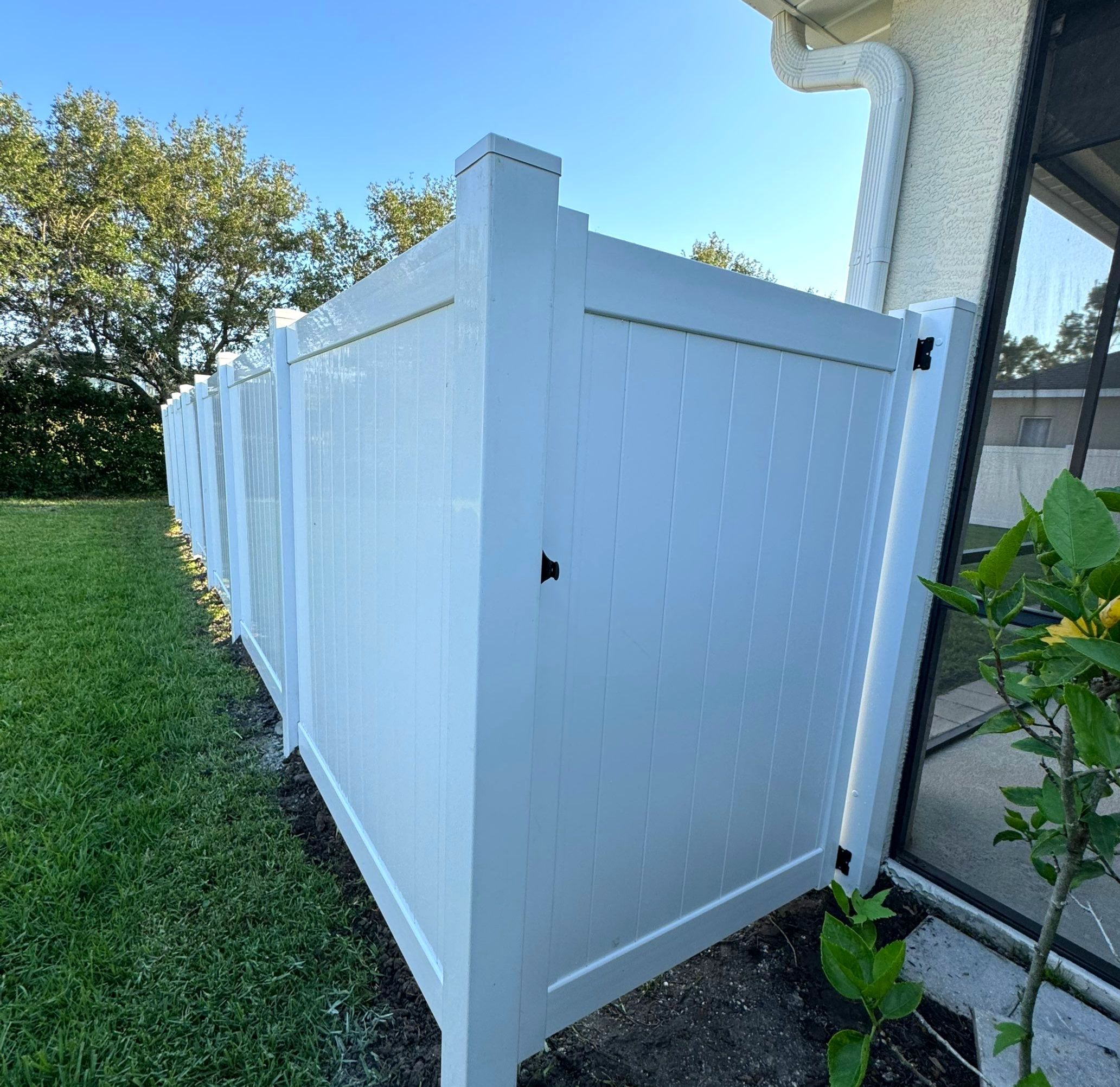 Vinyl Fence Installation using 6Ft White Vinyl Privacy Fence by Asap fence and gates, LLC