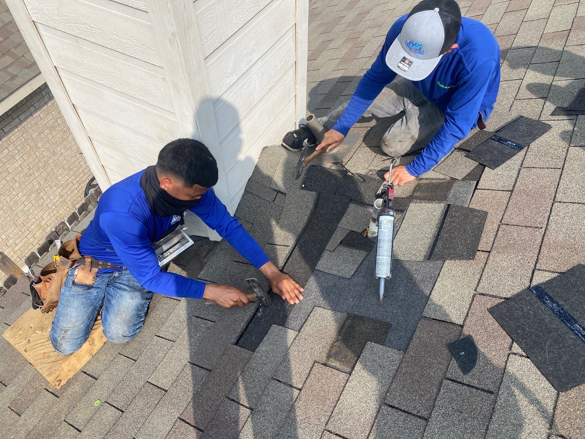 Hail Damage using Owen's Corning Duration (Lifetime) Shingles by Roof Repair Company