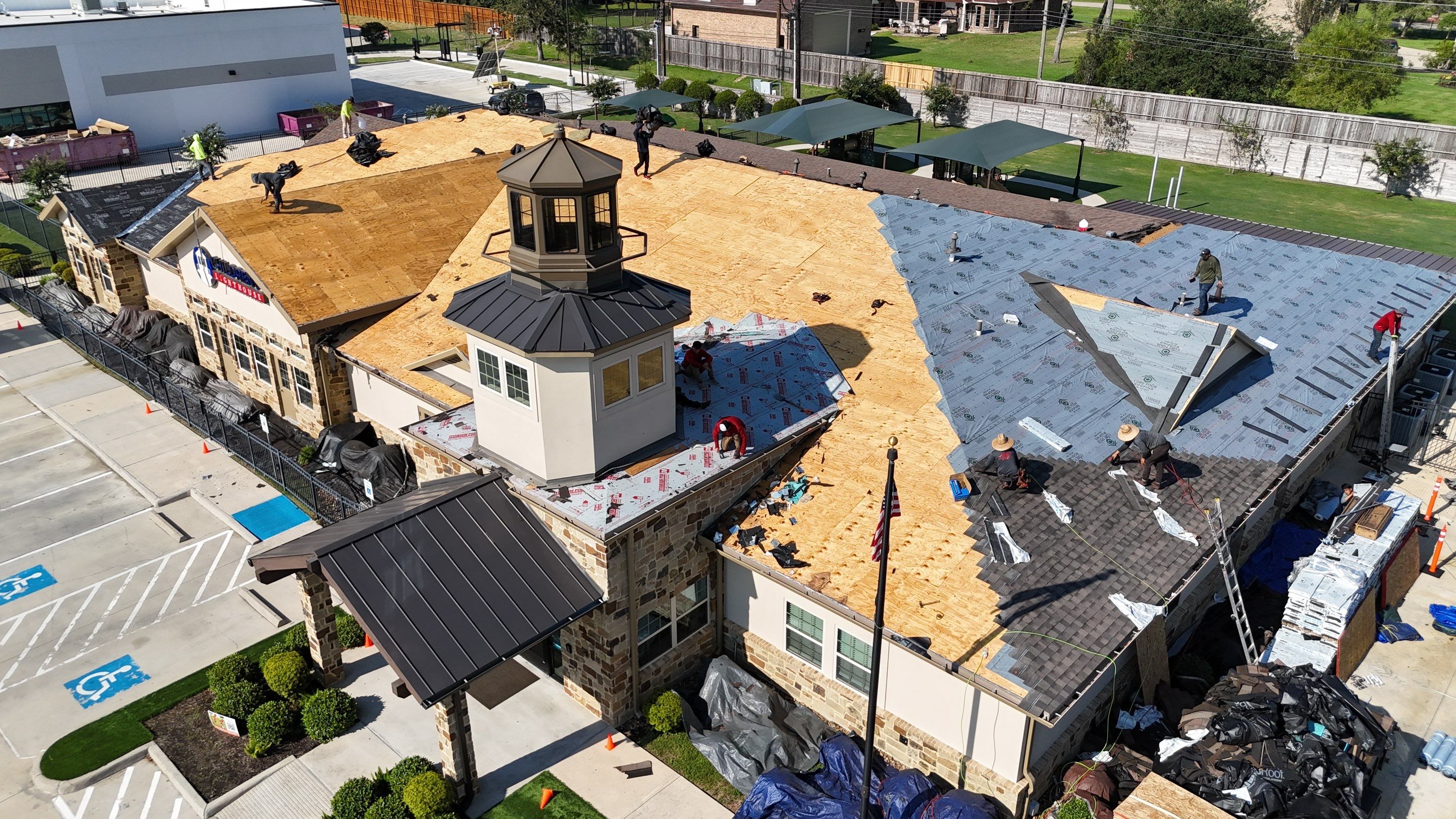 Roof Replacement on a Daycare! by Core Four Roofing