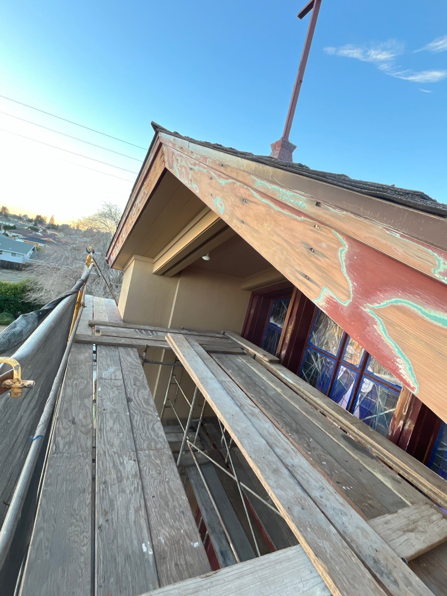 Assumption church San Leandro  by Herrera’s Bay Area Painting inc.