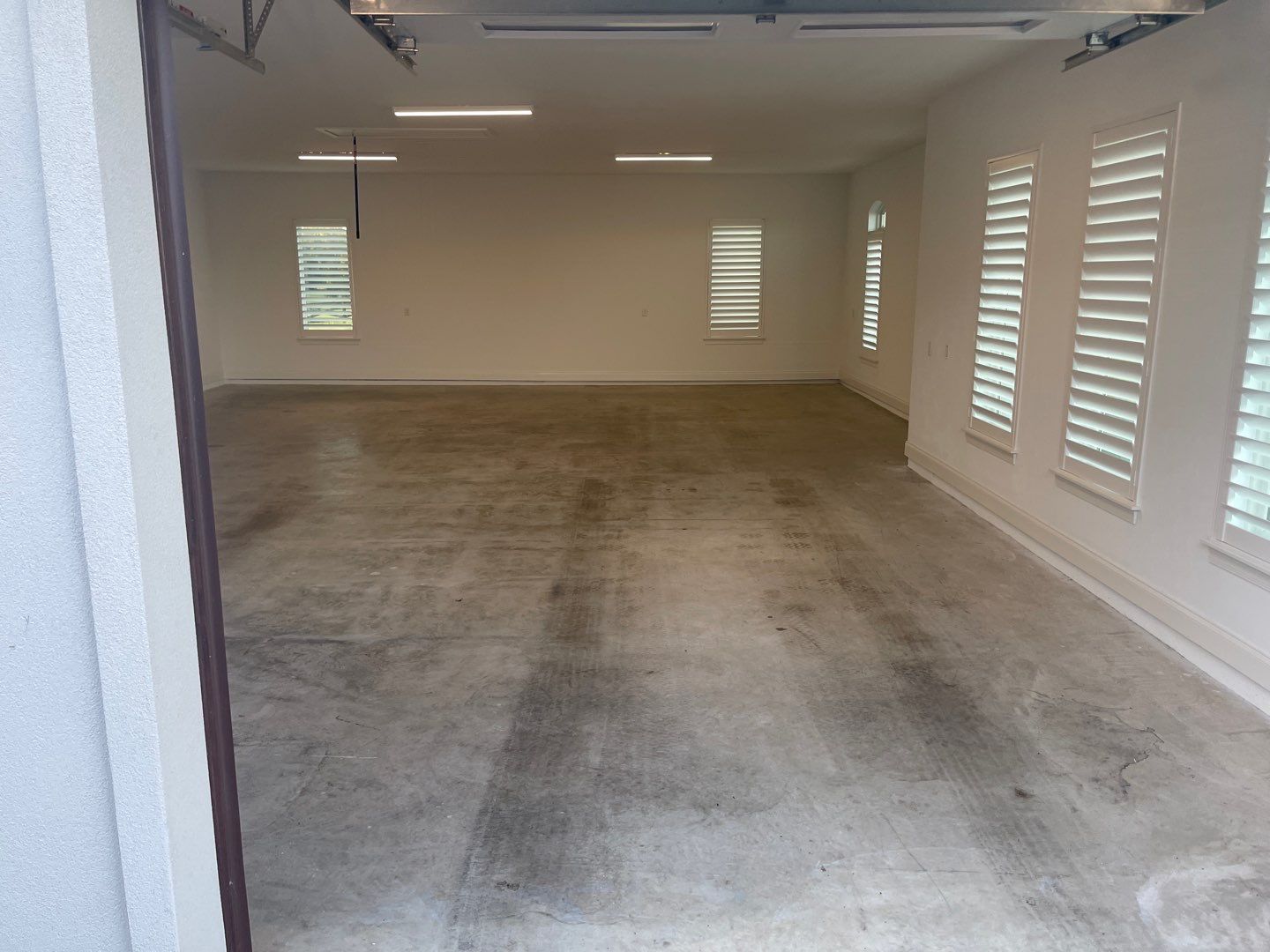 Garage Project in Newberry, FL in Domino by Cross Creek Concrete Coatings