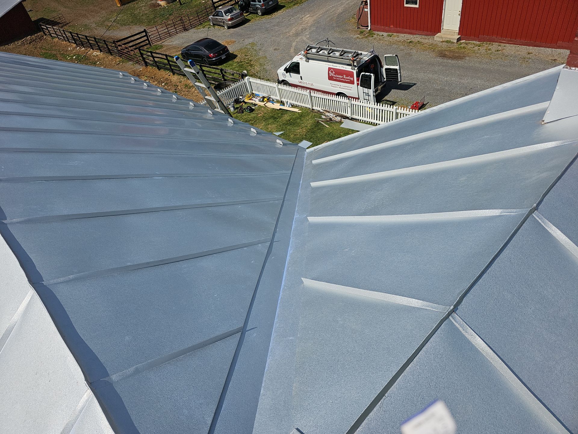 Metal Roof Replacement by Winchester Roofing