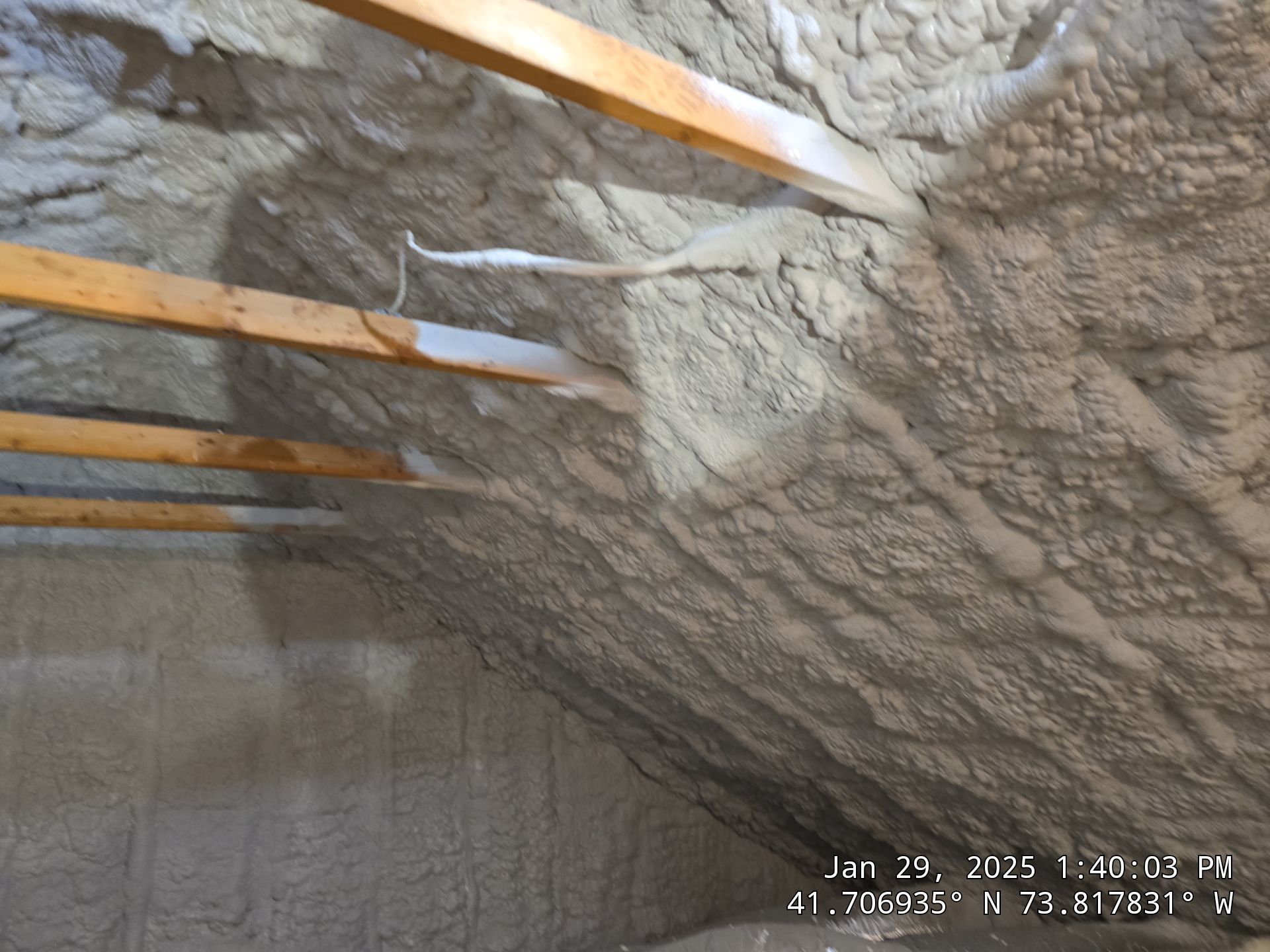 Attic Insulation using open cell spray foam by NYS Foam & Energy