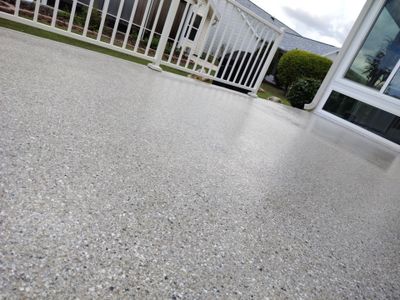 Patio with Claystone 