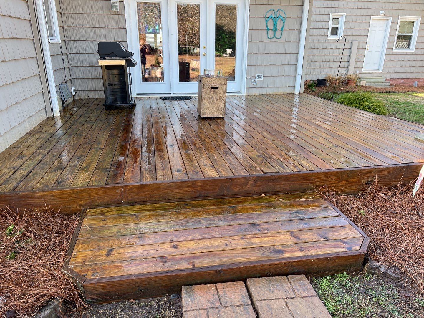 Weathered Deck using Wood Sealant by DuraSeal