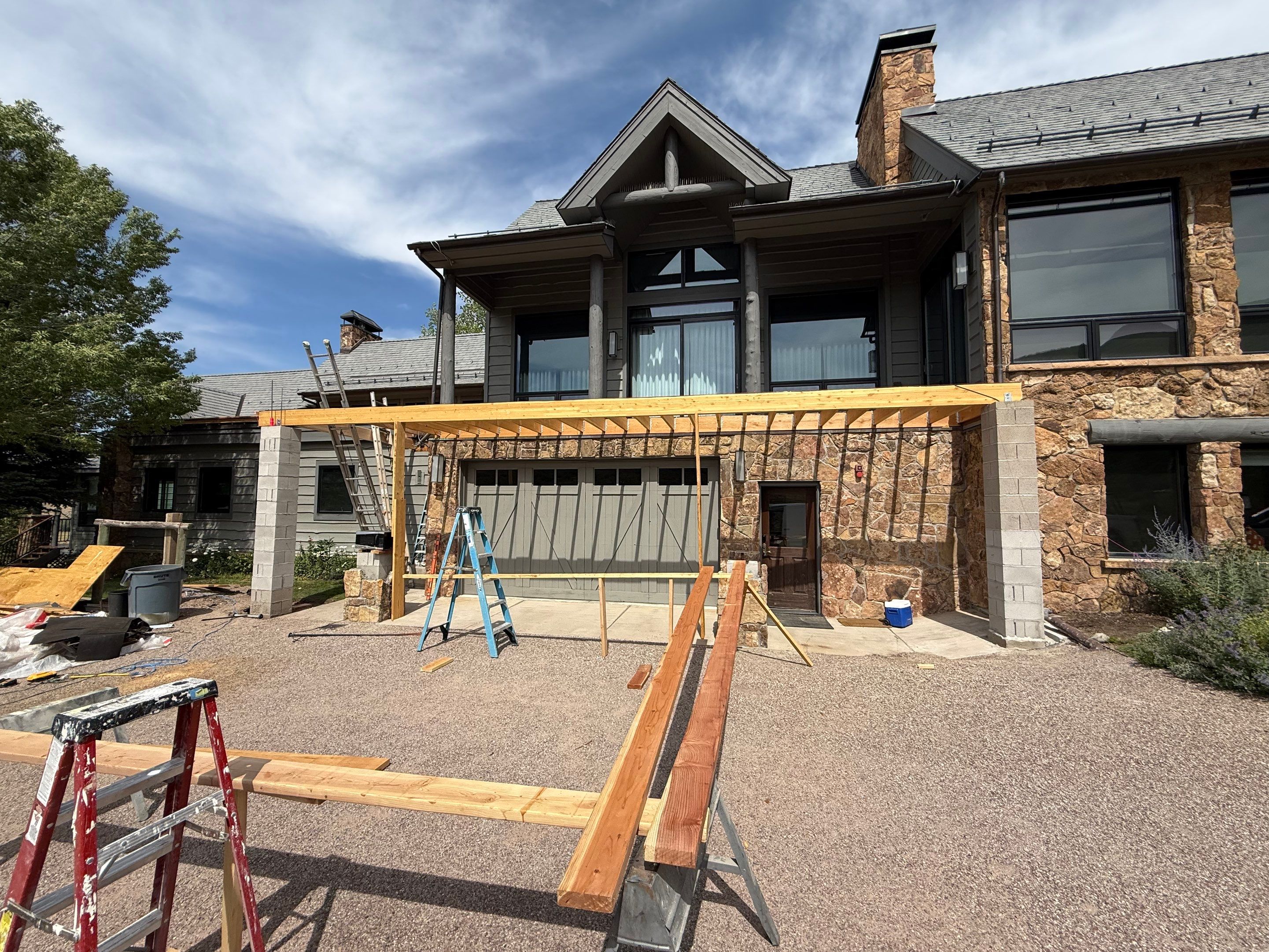 Deck Rebuild / Pergola Build - Old Snowmass  by Roaring Fork Property Group 