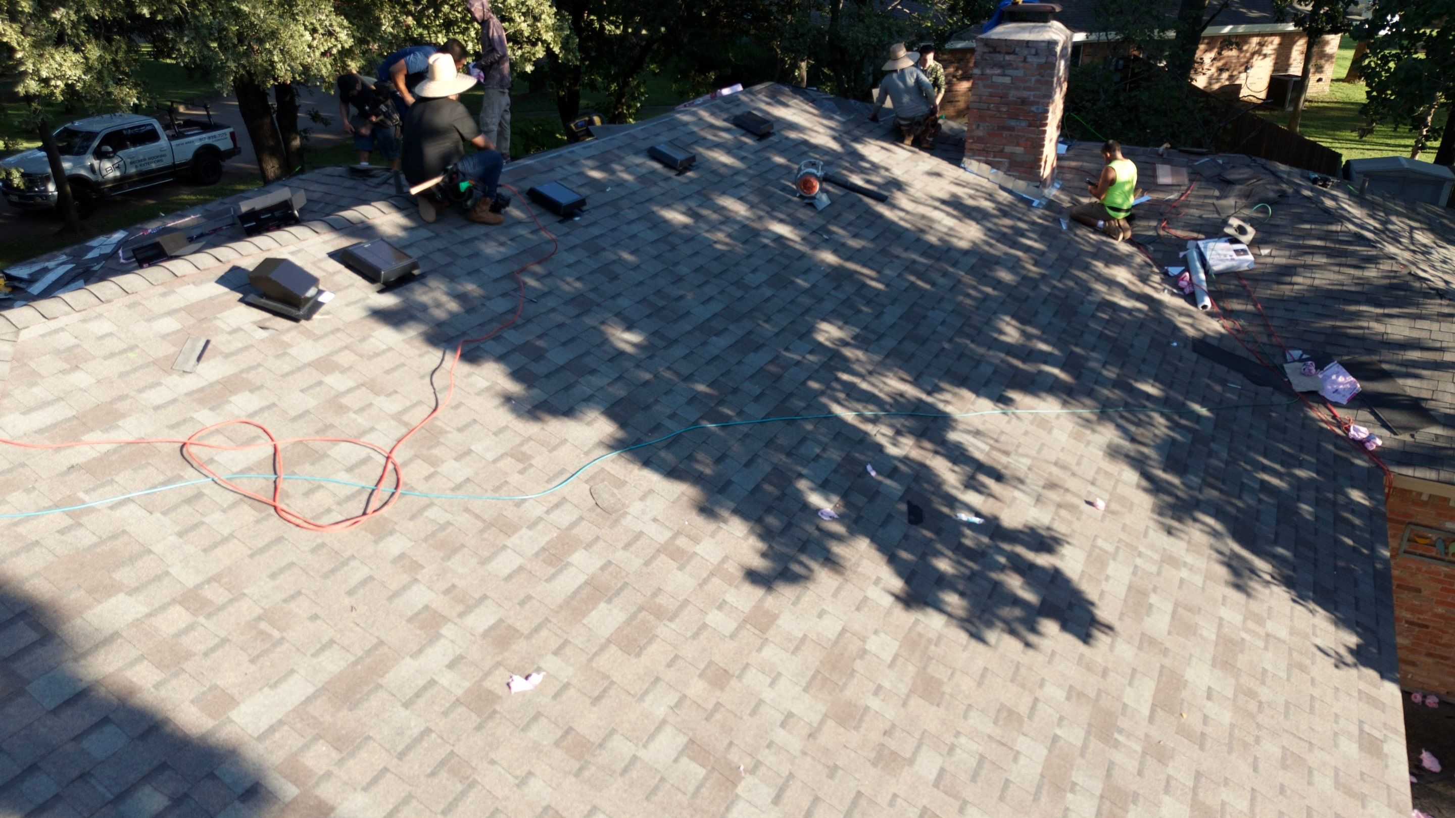 Residential Roofing Installation using Owens Corning ProArmor Synthetic Underlayment by Becker Roofing and Exteriors