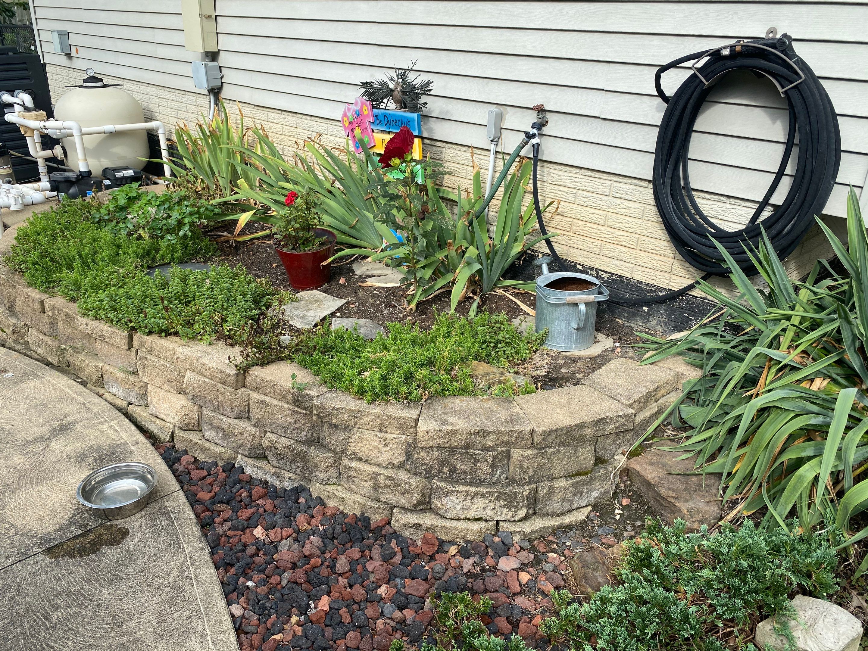 Hardscape River Wall Projects by Elm Rose Gardens
