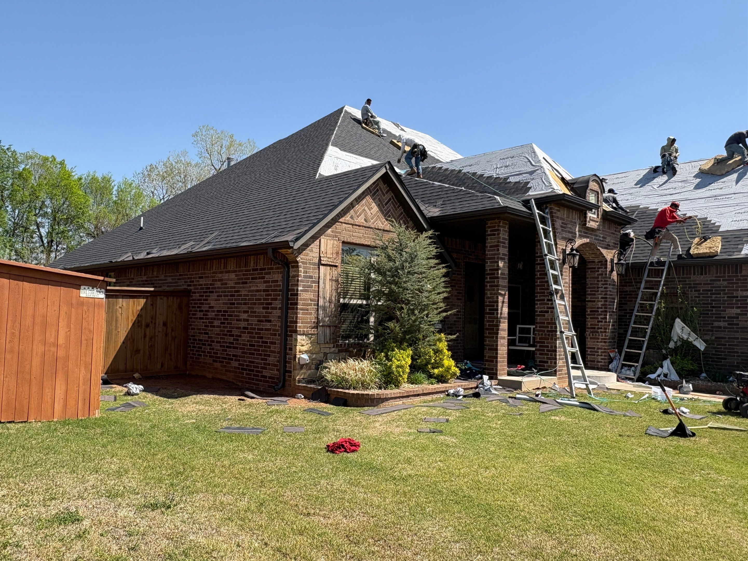 Roof replacement OKC by McCann's Roofing and Construction