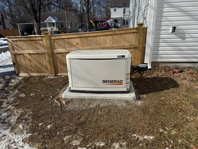 ZAM Electrical Installs Generac Generator with Gas Line