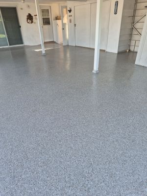 Claystone Hybrid Carport and Walkway Floor Coating in Walla Walla