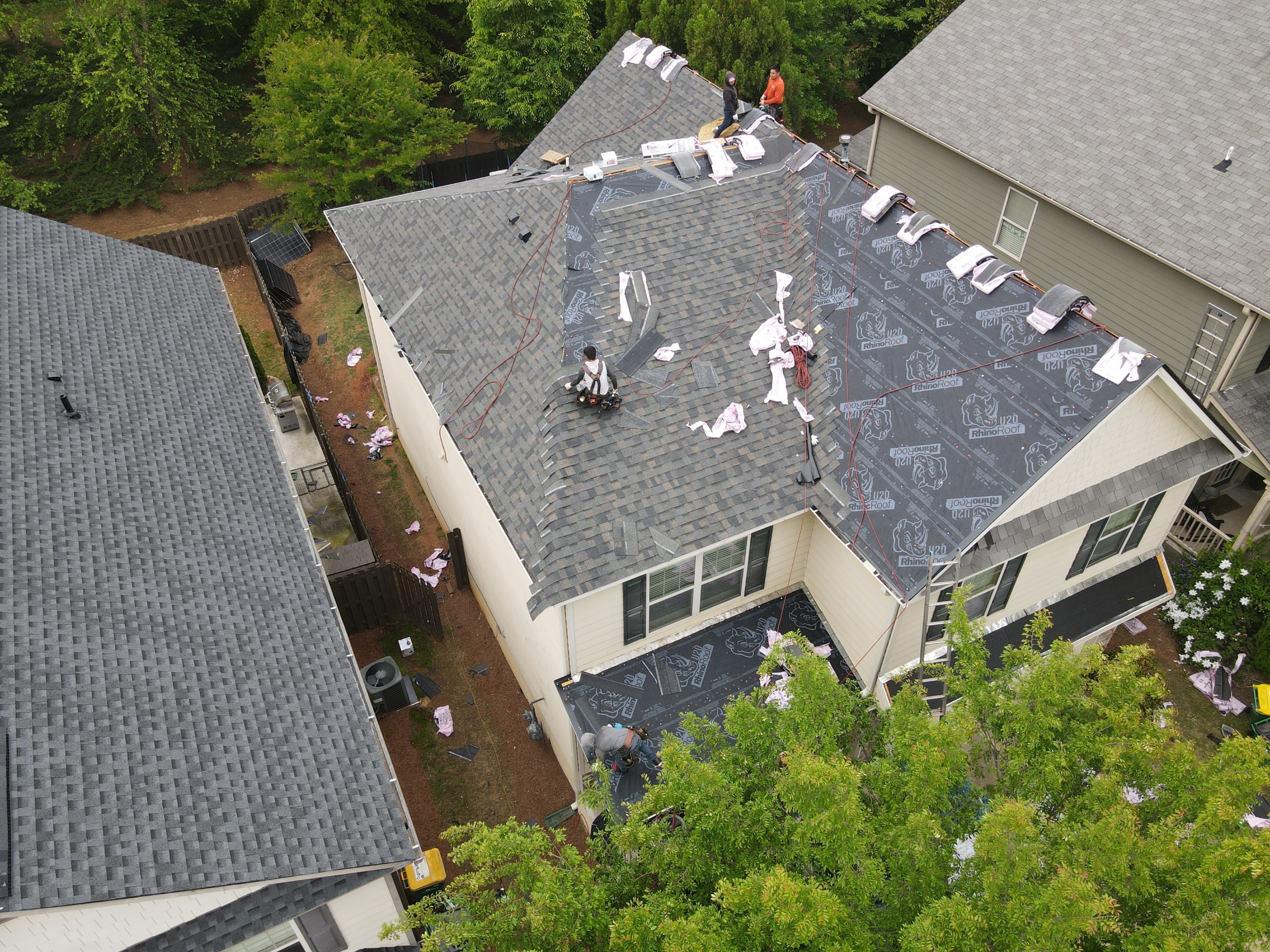Residential Roofing Installation using Owens Corning by Inspector Roofing and Restoration