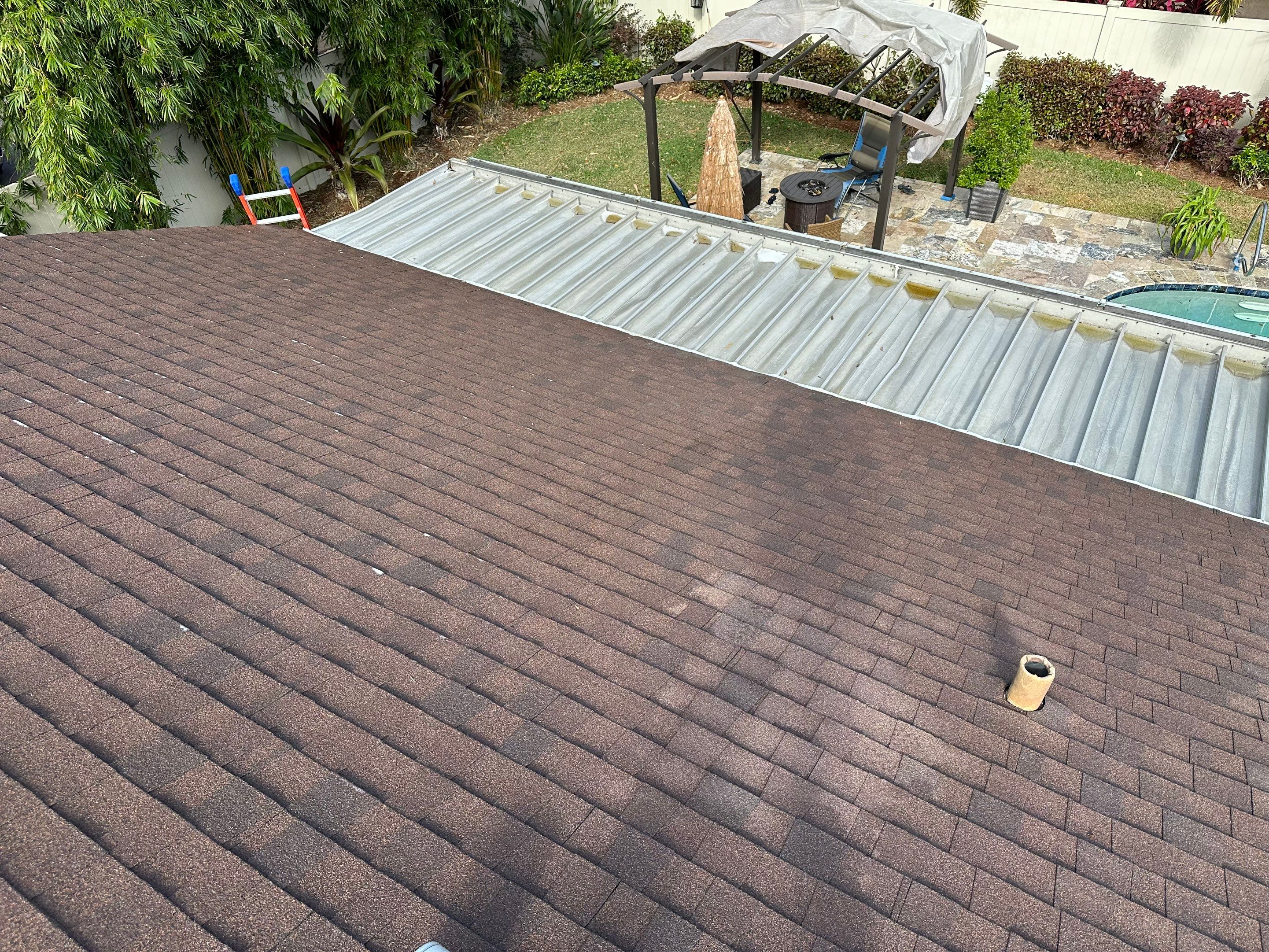 Roof Cleaning Service & Travertine Paver Cleaning by Sunshine AquaWash