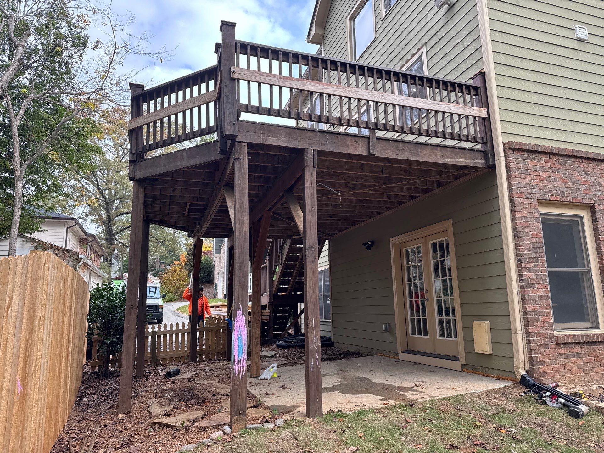 Atlanta Multi-Level Deck and Custom Screened-In Porch Addition by Swift Home Renovations