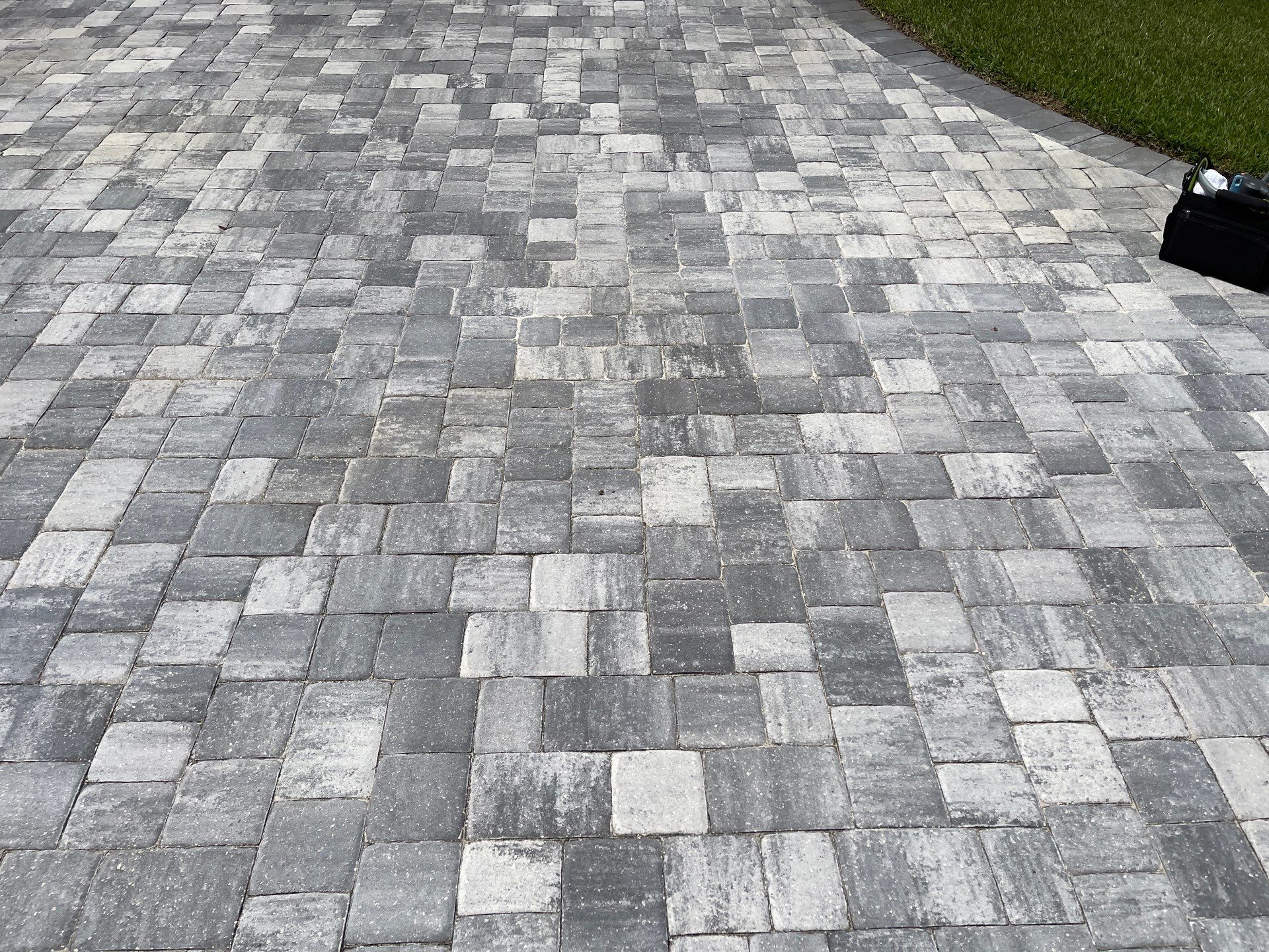 Paver Driveway using Concrete Sealant by DuraSeal