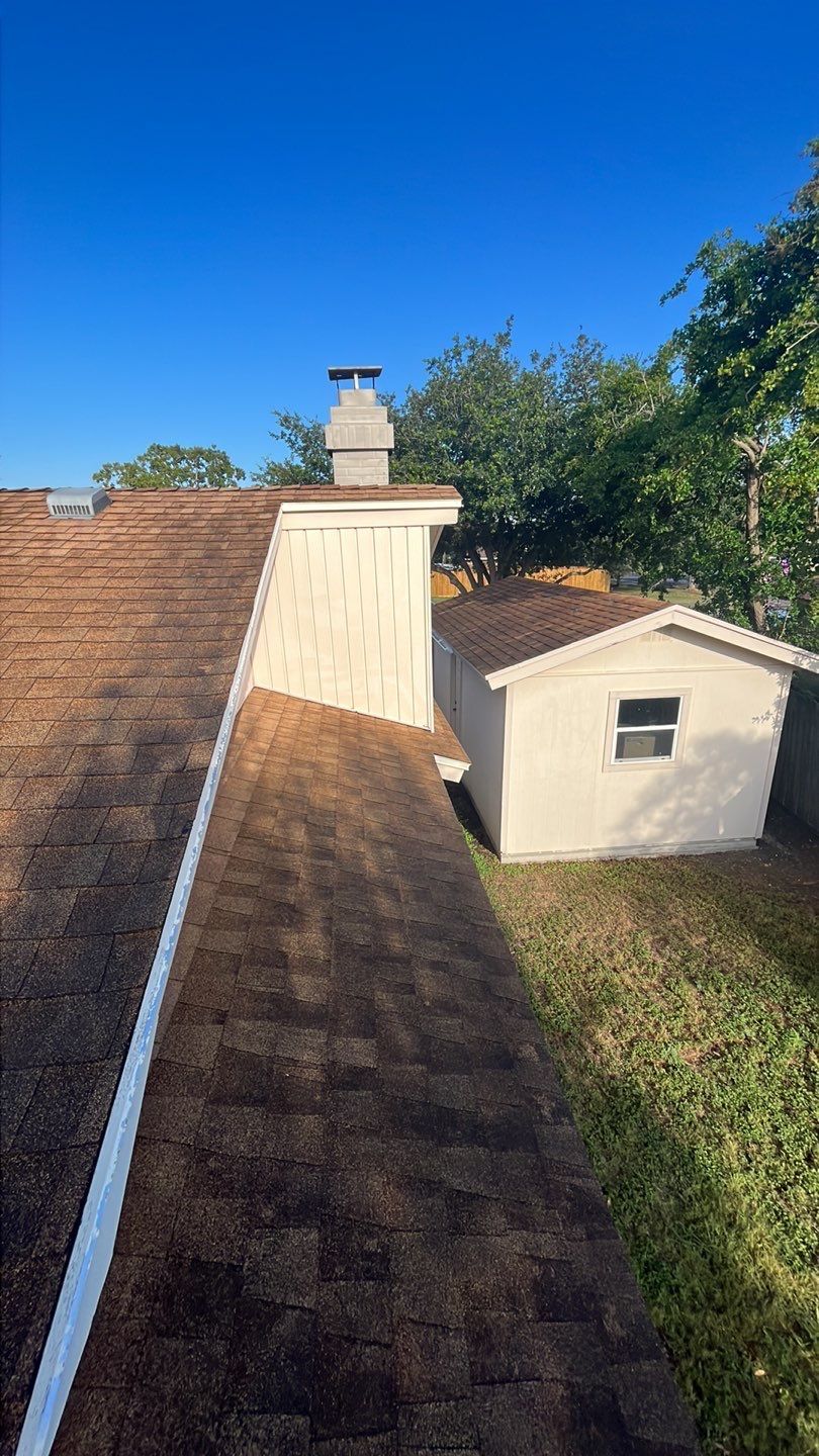 Full Roof Replacement using Certainteed Landmark Weatherwood by Galvan Roofing and Construction