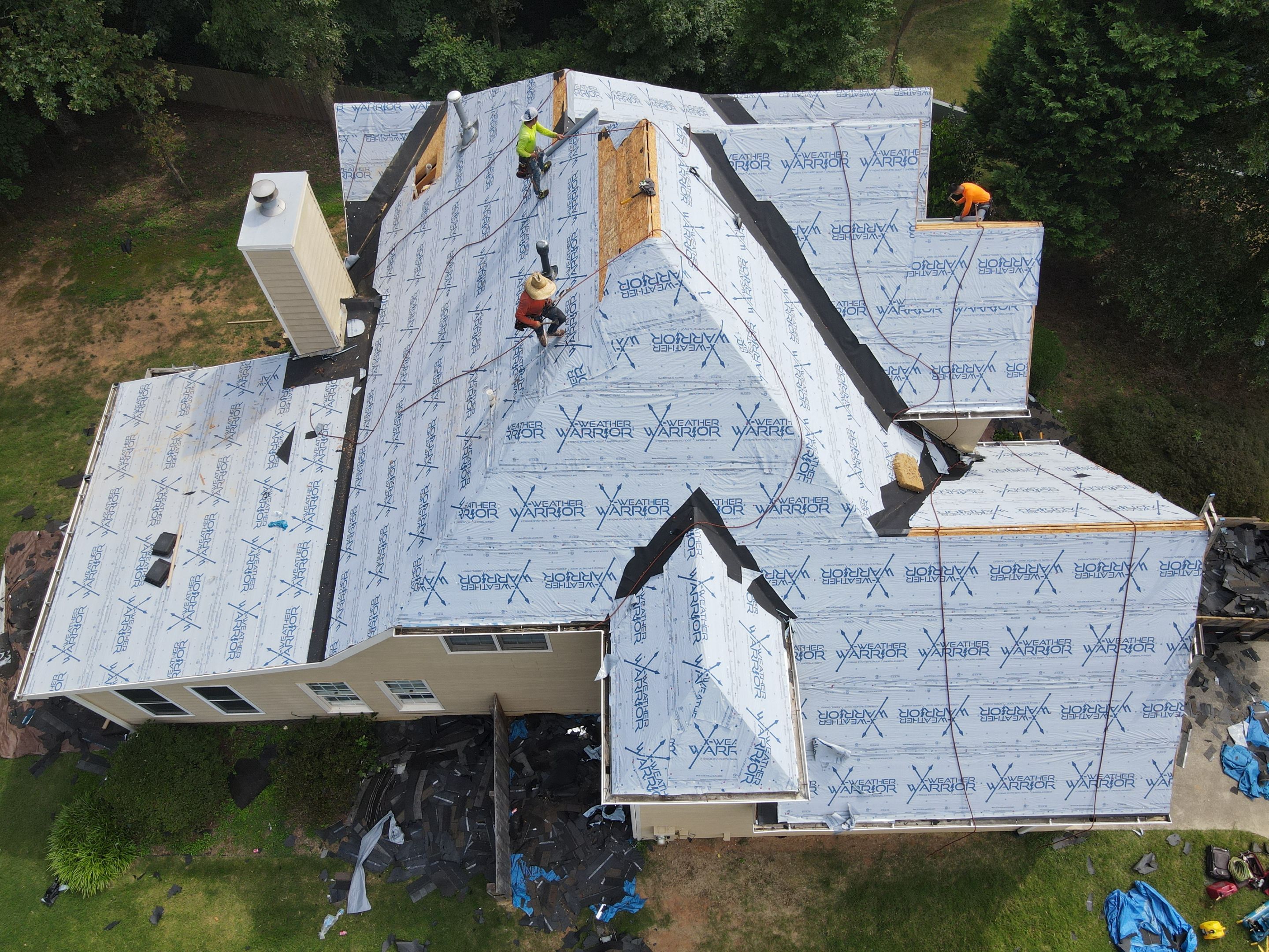 Residential Roofing Installation using Owens Corning by Inspector Roofing and Restoration