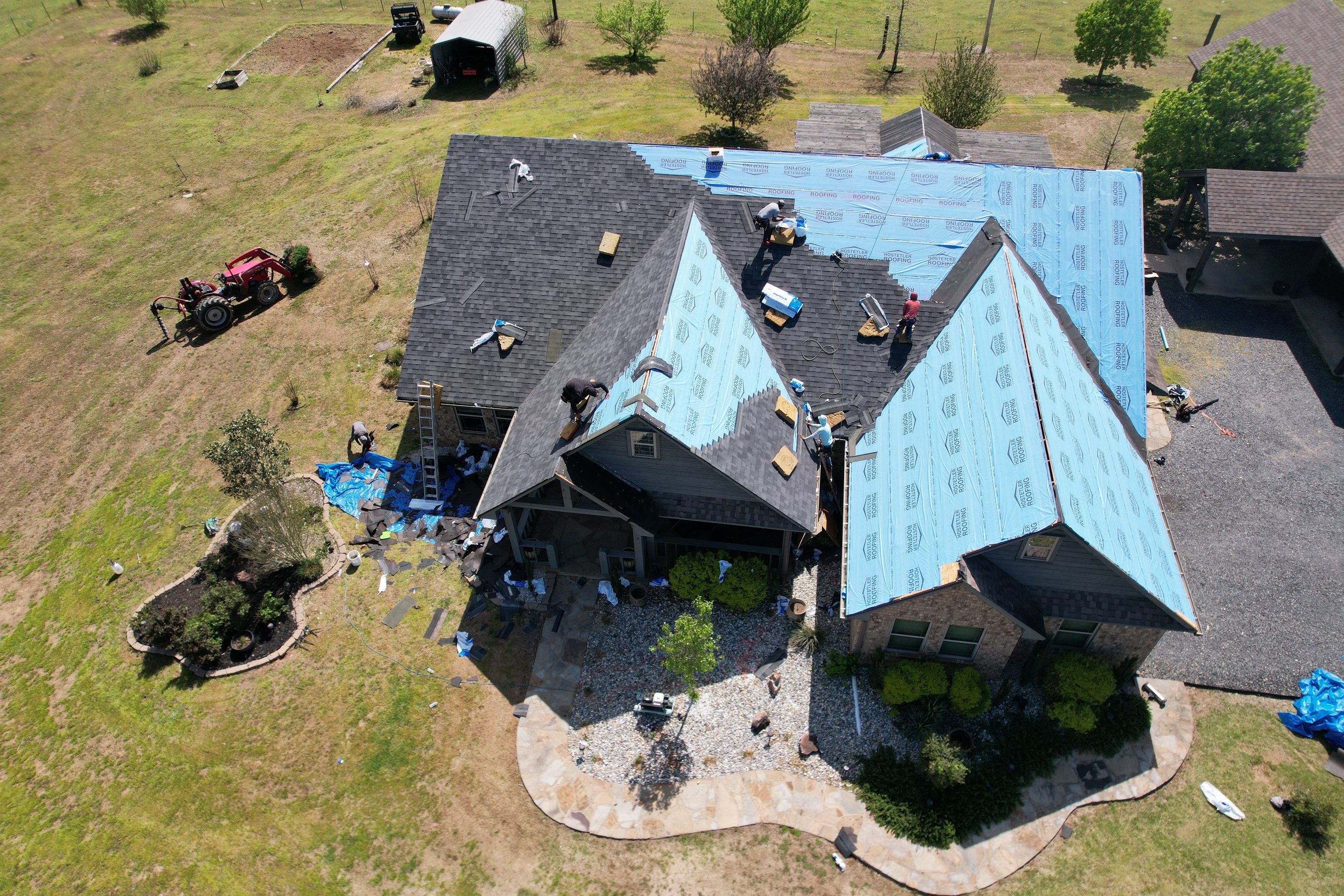Residential Shingle Reroof using Malarkey Vista by Hostetler Roofing
