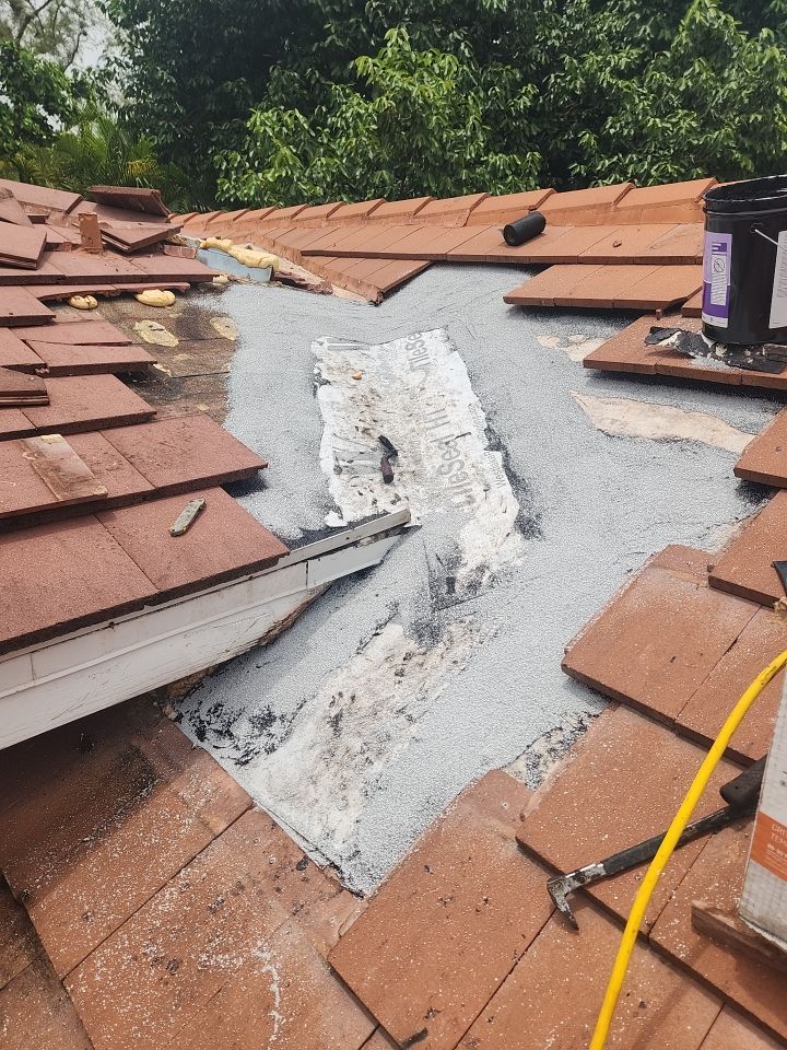 Concrete Tile Roof Repair using Concrete Roof Tile by Aastro Roofing